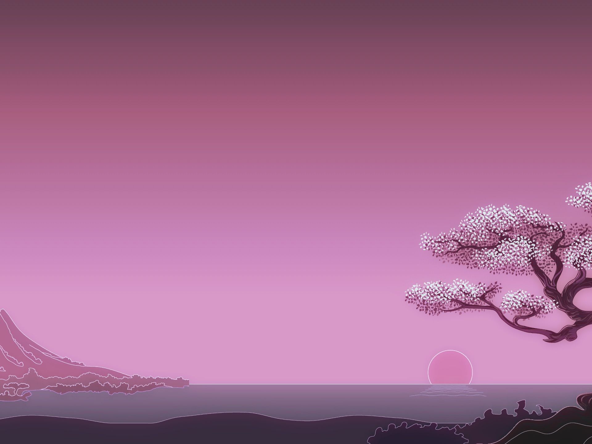 Minimalist Cherry Blossom Wallpapers