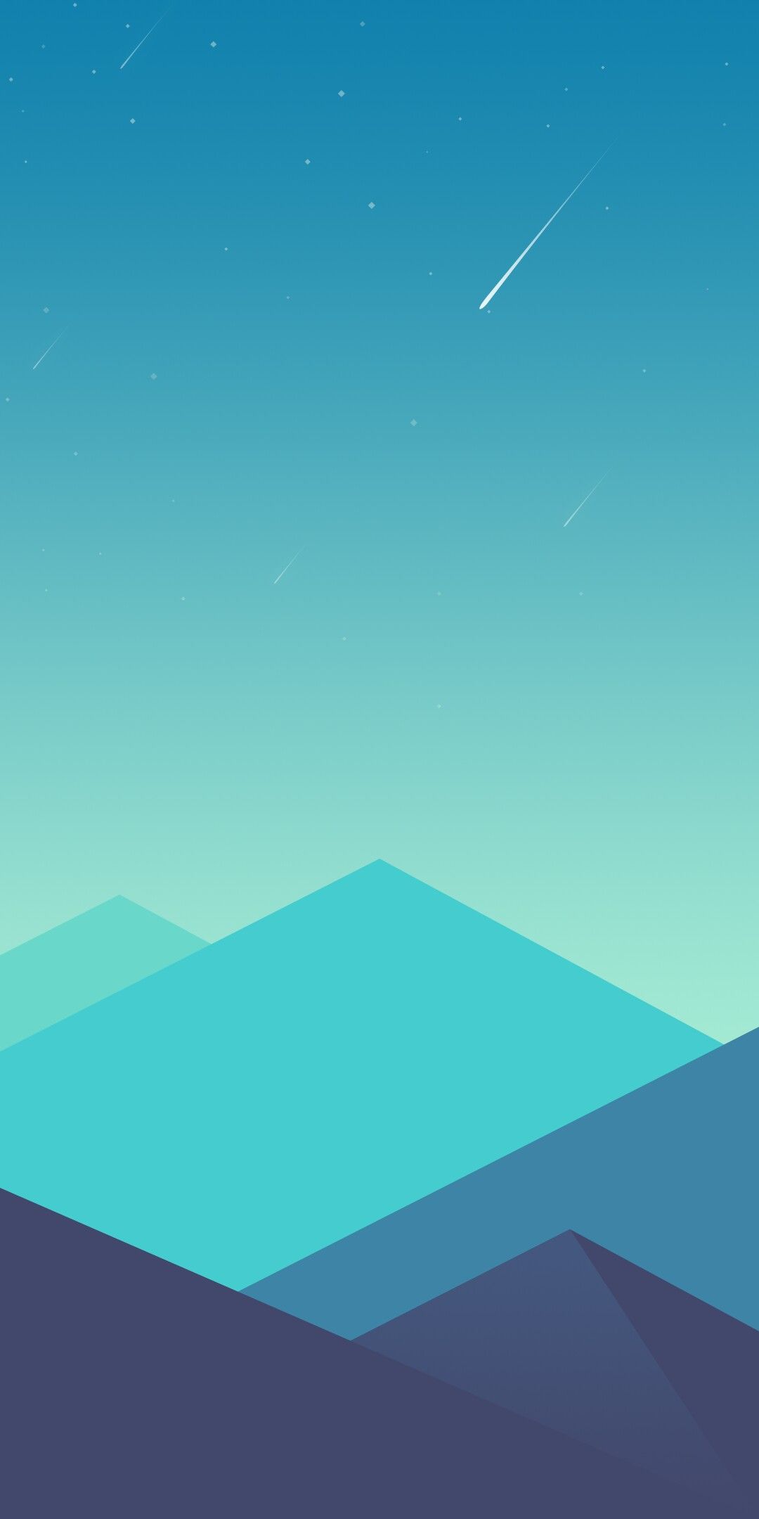 Minimalist Comet Colorful Wallpapers