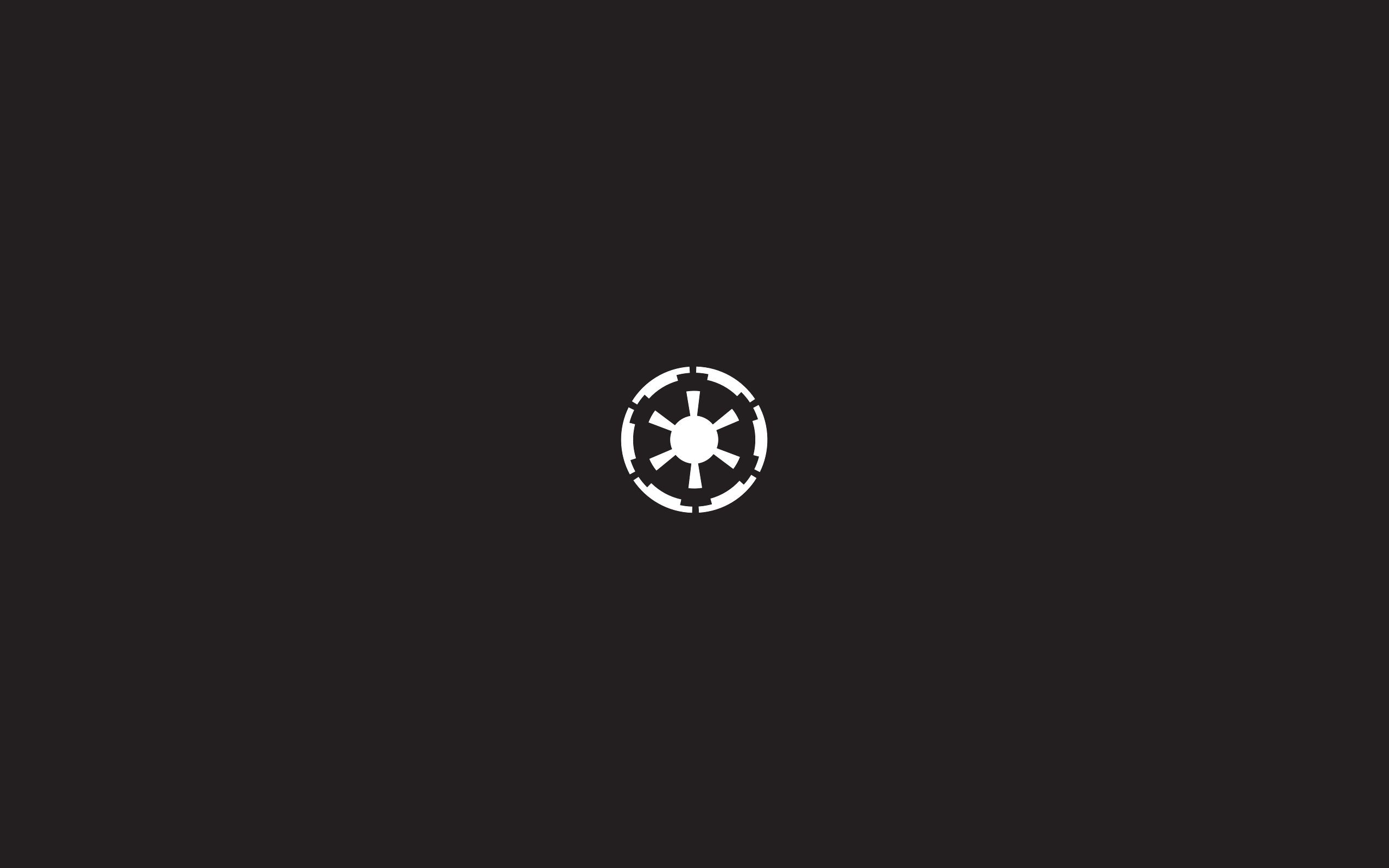 Minimalist Darth Vader Grey Wallpapers