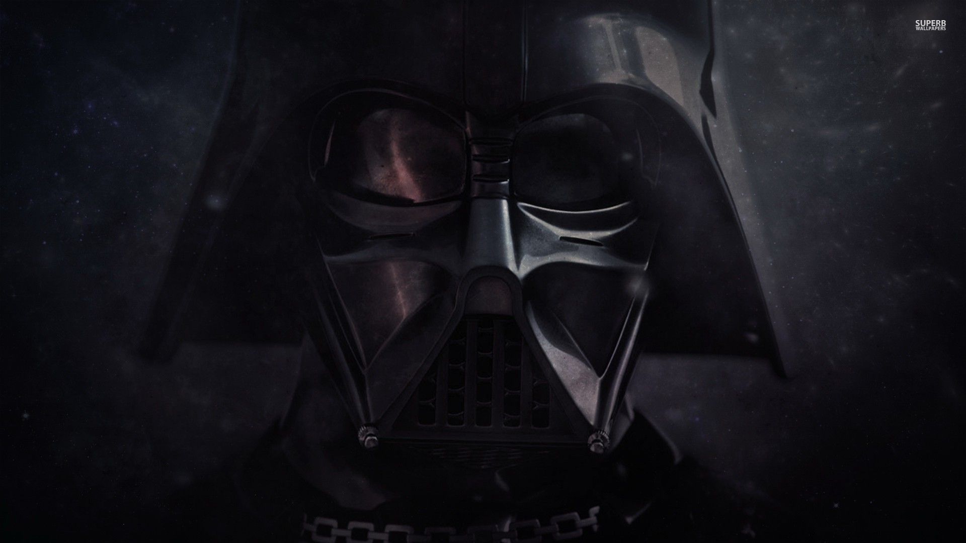 Minimalist Darth Vader Grey Wallpapers