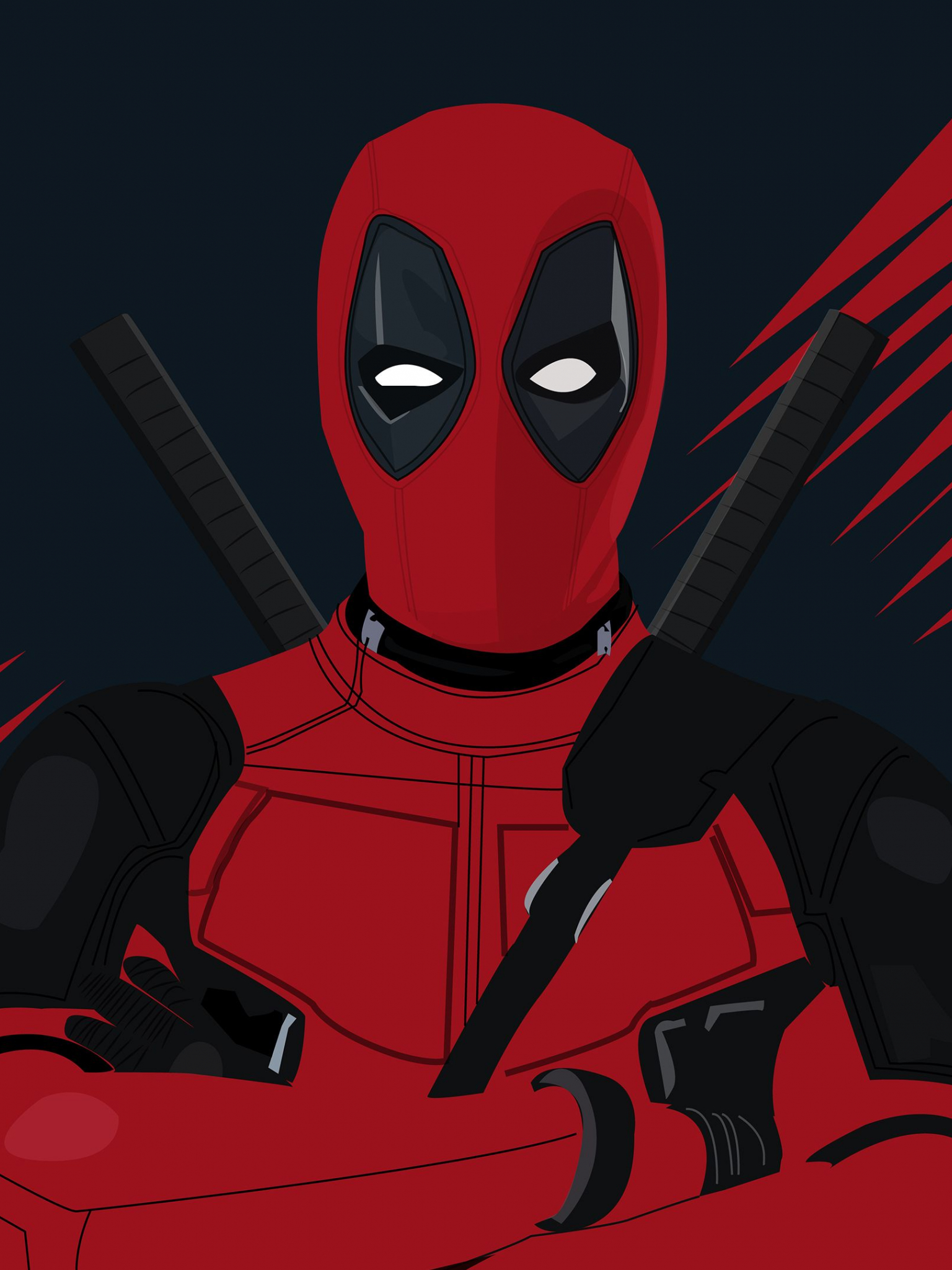 Minimalist Deadpool 4K Iphone Wallpapers