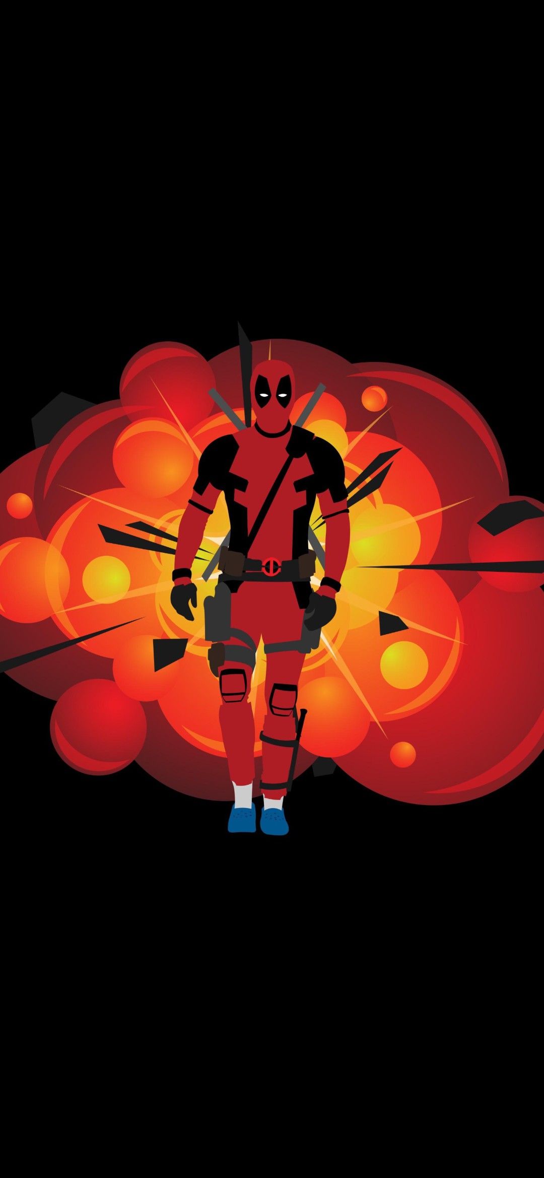 Minimalist Deadpool 4K Iphone Wallpapers