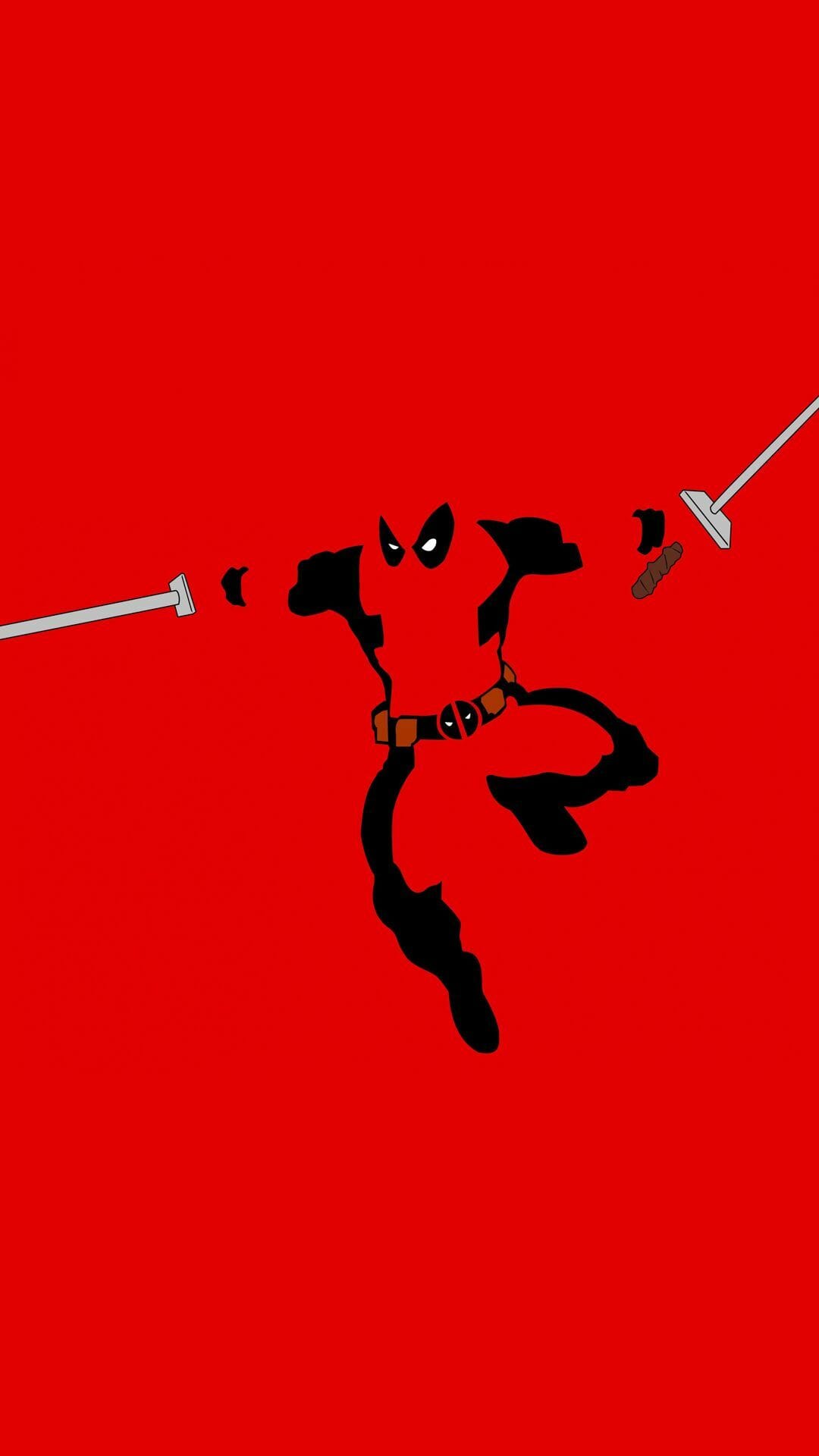 Minimalist Deadpool 4K Iphone Wallpapers