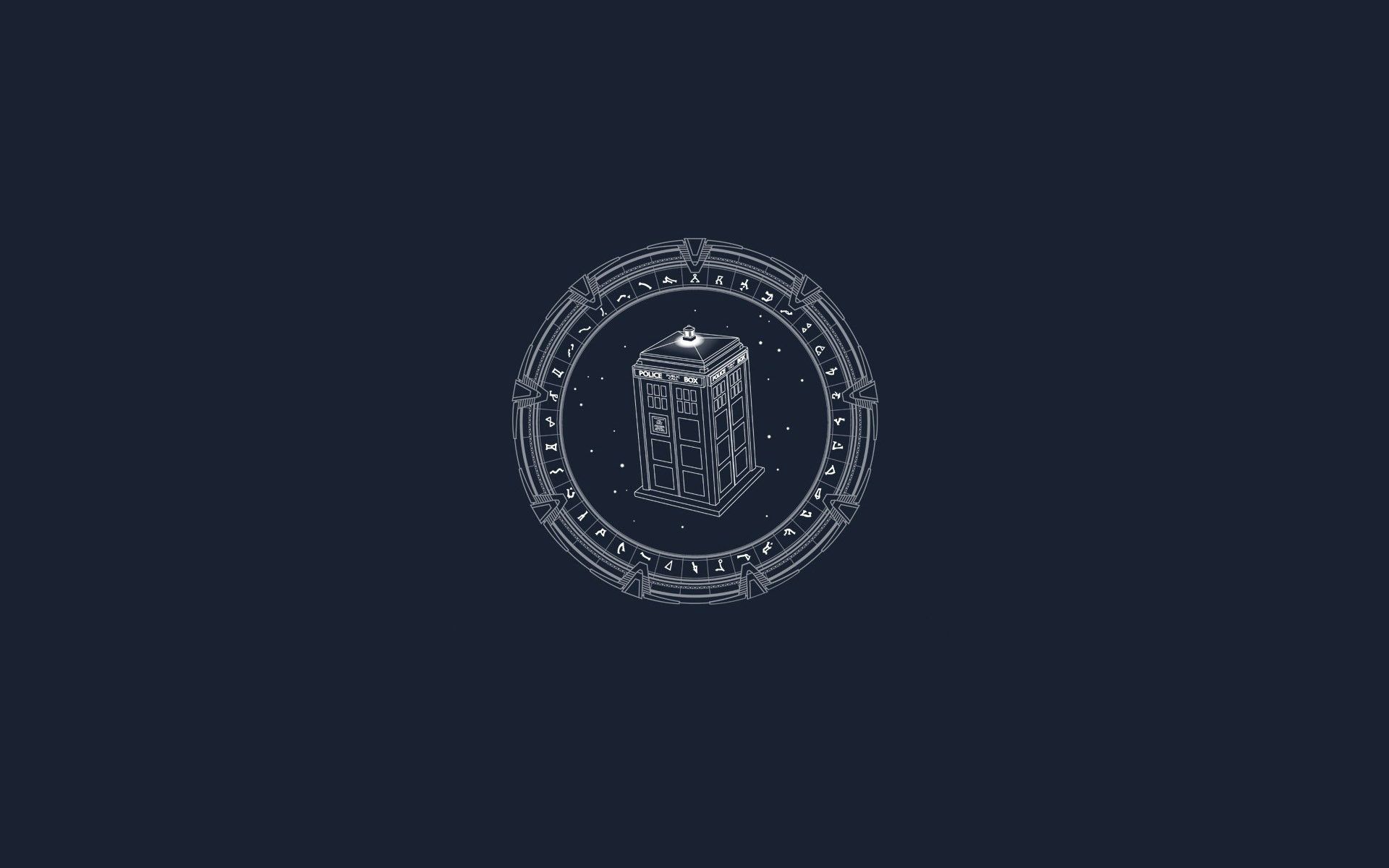 Minimalist Doctor Who Wallpapers