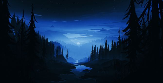 Minimalist Forest Wallpapers