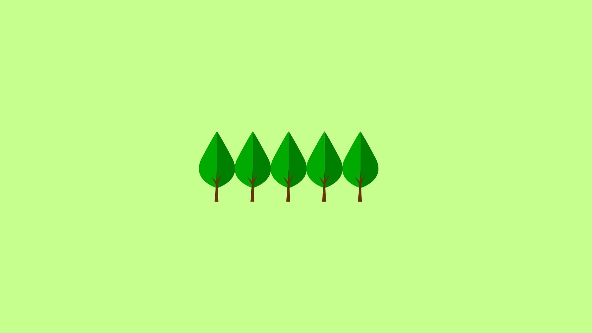 Minimalist Green Wallpapers