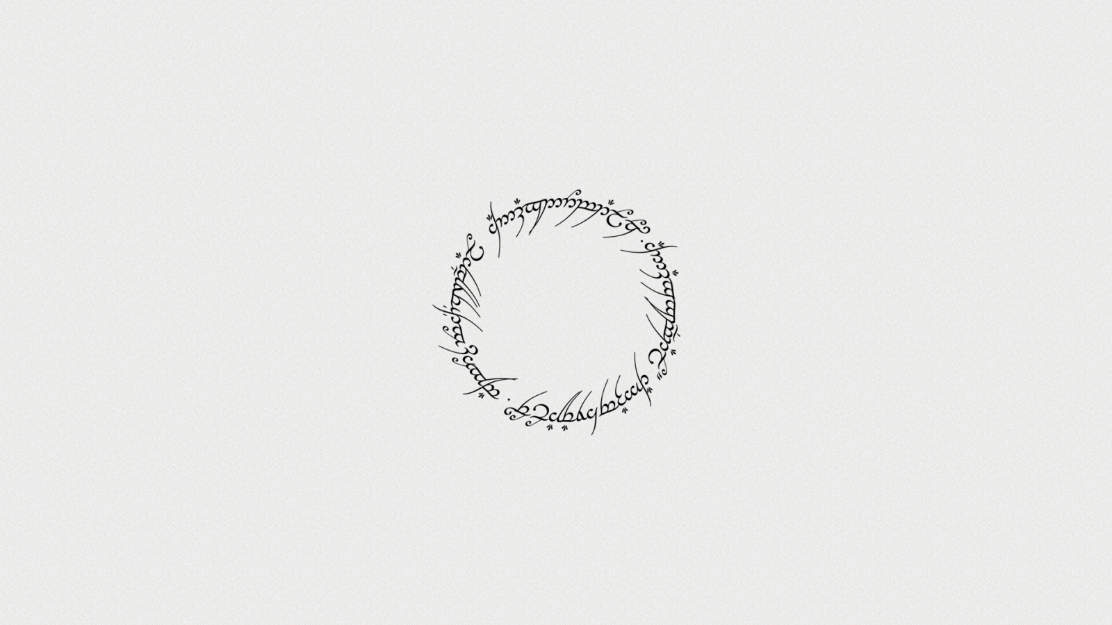 Minimalist Lord Of The Rings Wallpapers