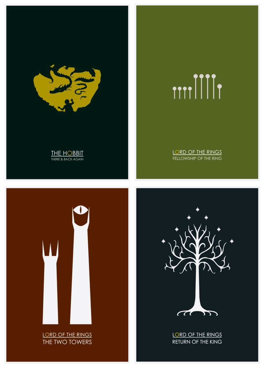 Minimalist Lord Of The Rings Wallpapers