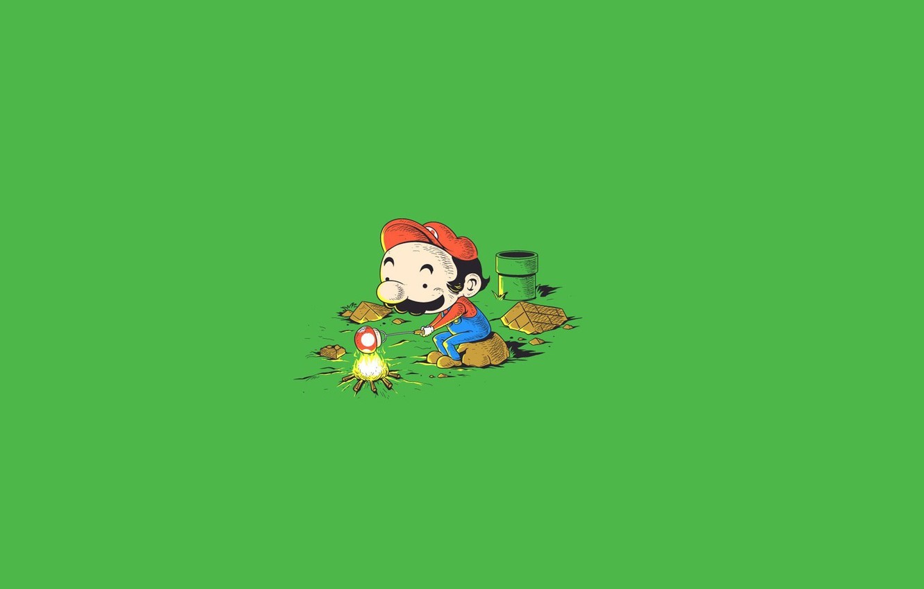 Minimalist Mario Wallpapers