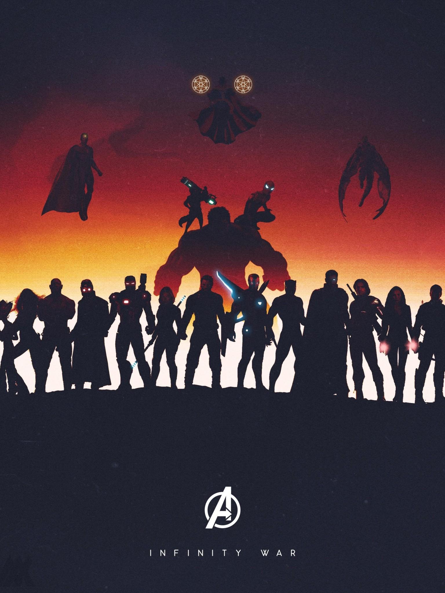 Minimalist Marvel Wallpapers