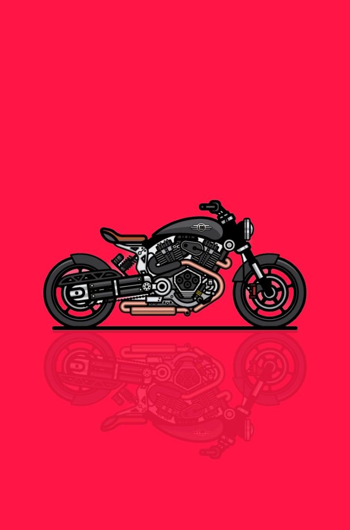 Minimalist Motorcycle Wallpapers