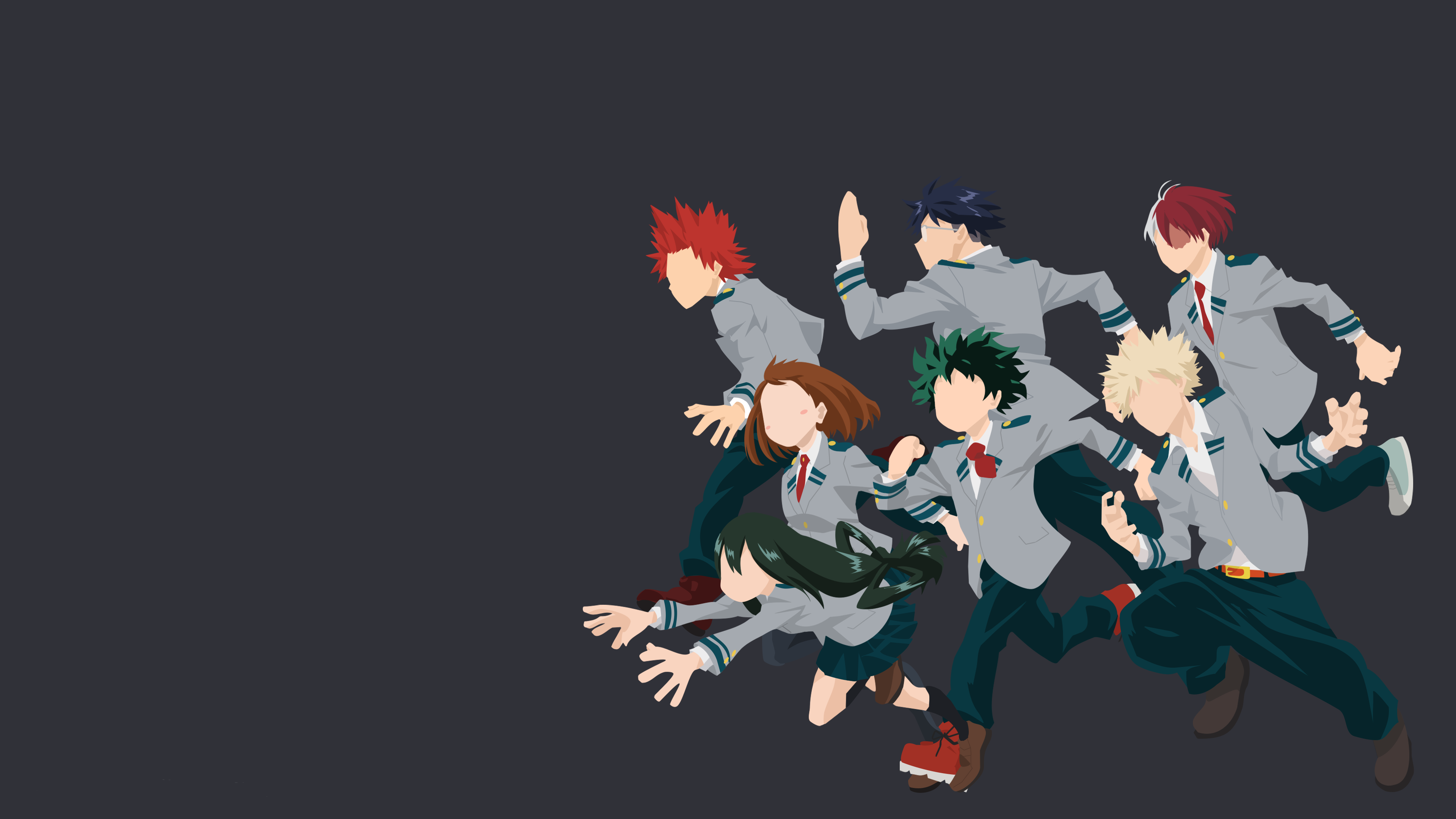 Minimalist My Hero Academia Wallpapers