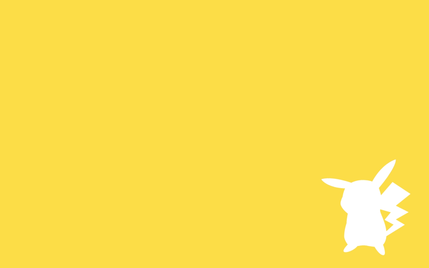 Minimalist Pikachu Wallpapers