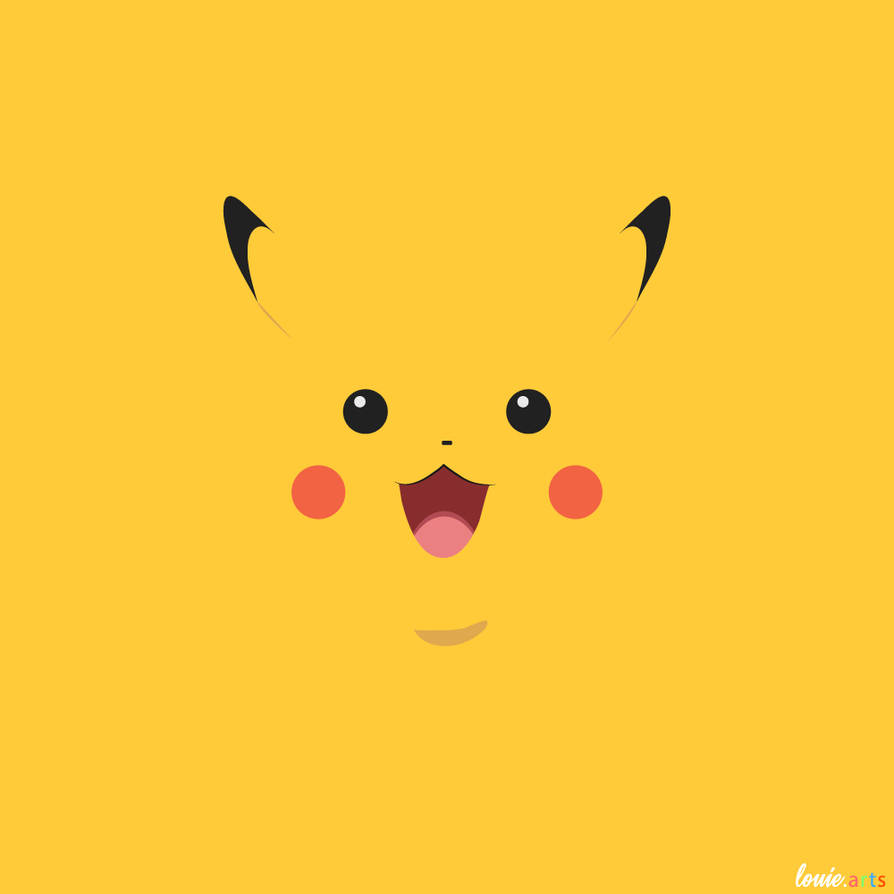 Minimalist Pikachu Wallpapers