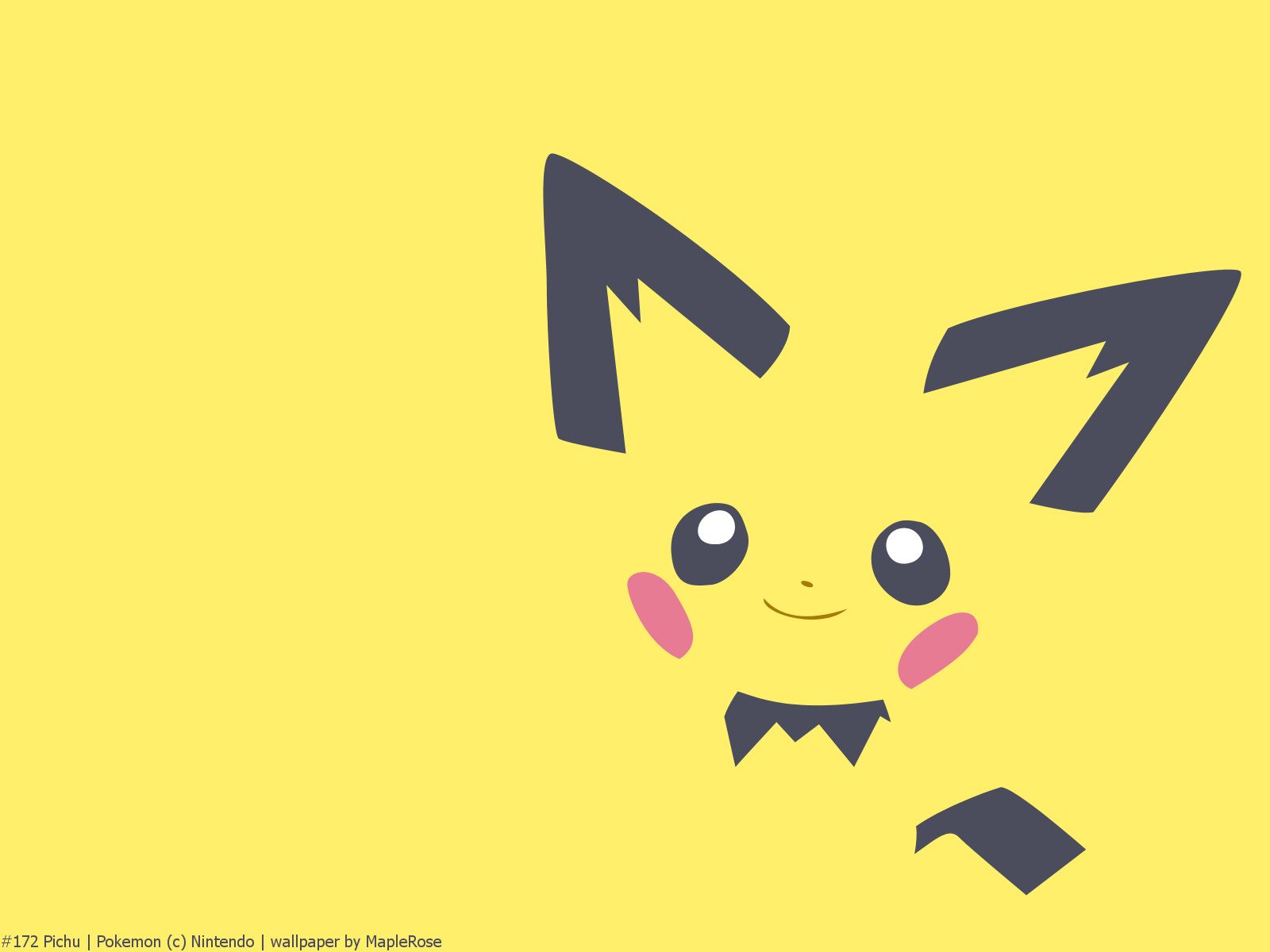 Minimalist Pikachu Wallpapers