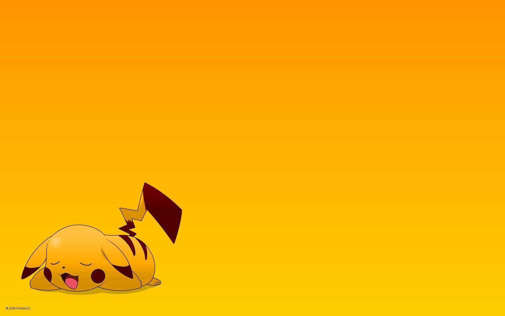 Minimalist Pikachu Wallpapers