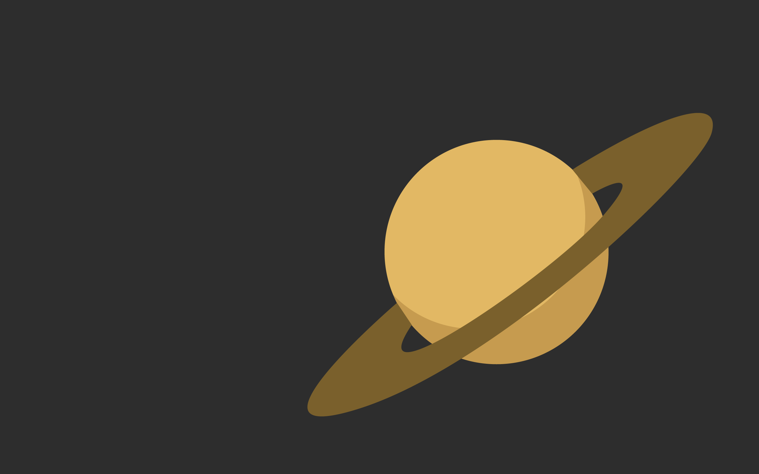 Minimalist Planet Vector Wallpapers