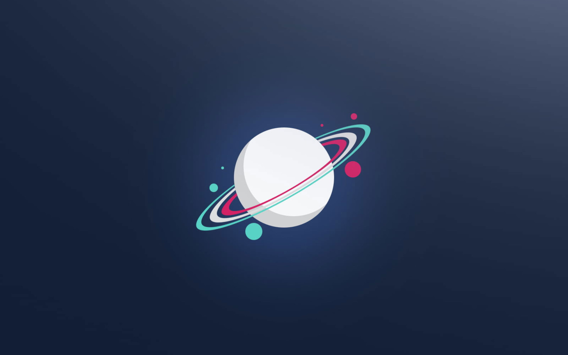 Minimalist Planet Vector Wallpapers