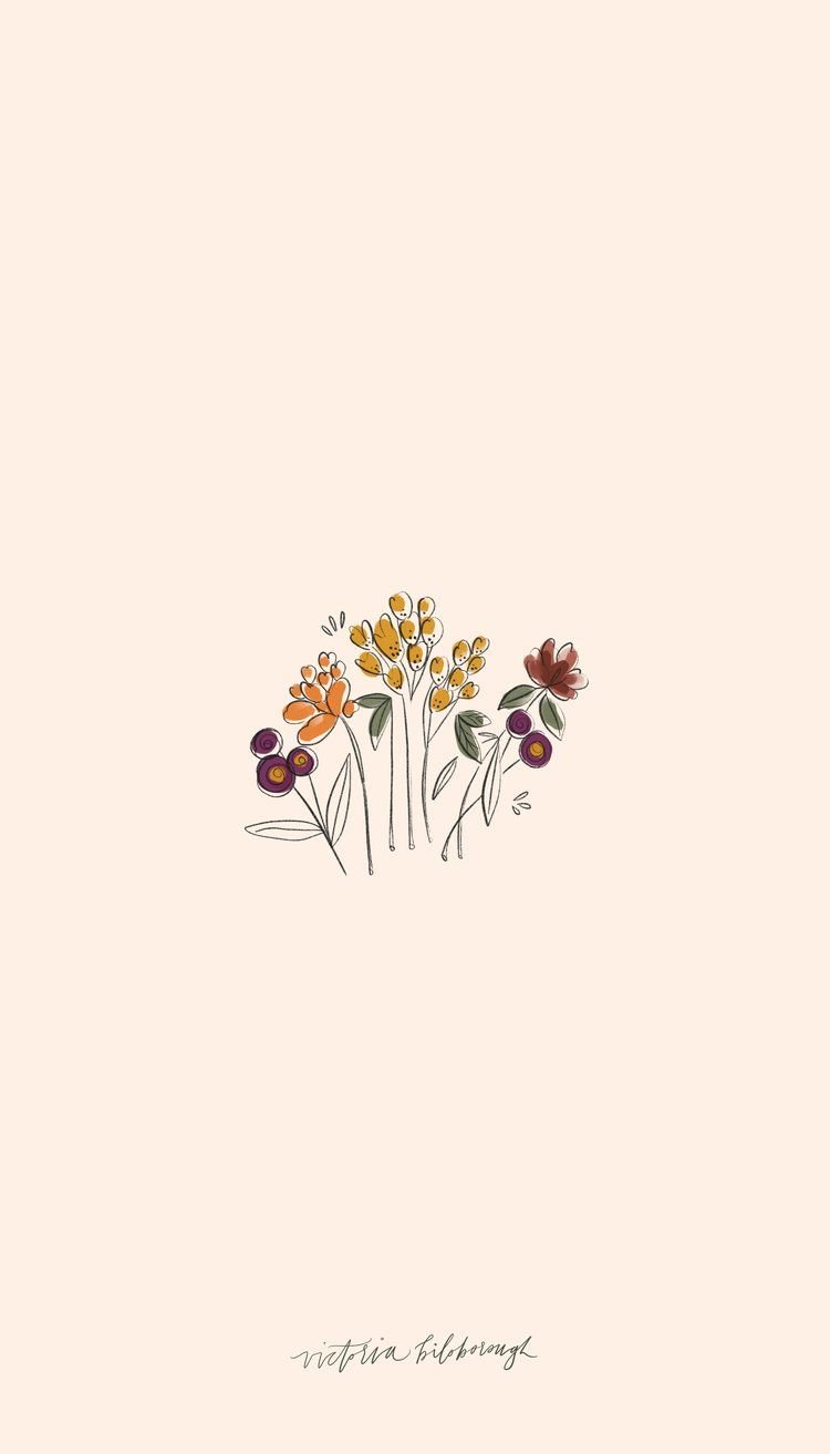 Minimalist Plant Drawing Wallpapers