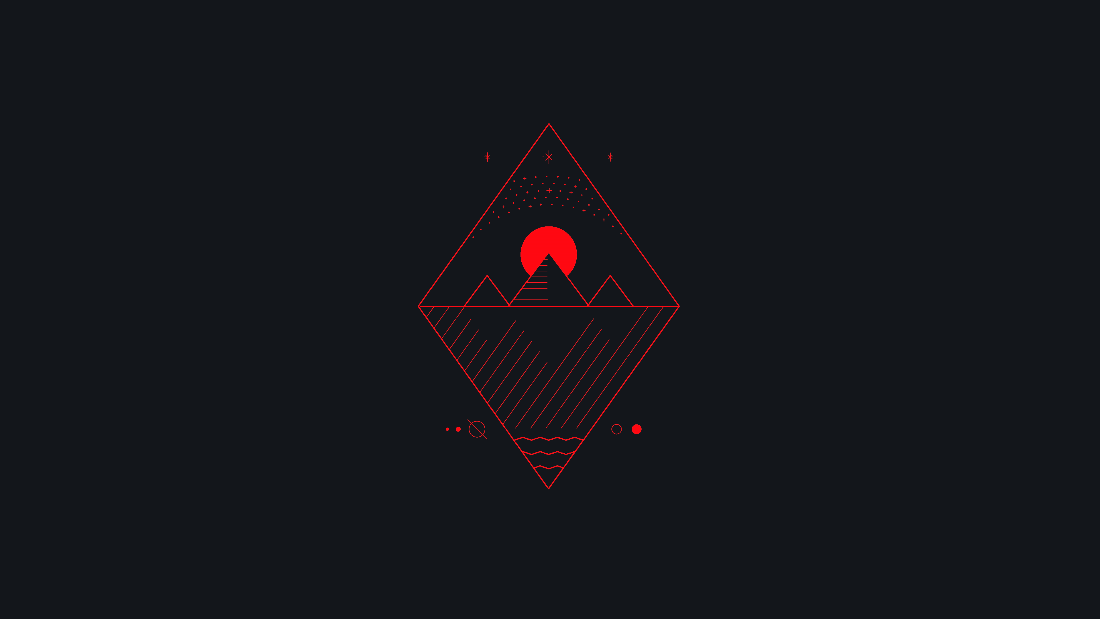 Minimalist Pyramid Wallpapers