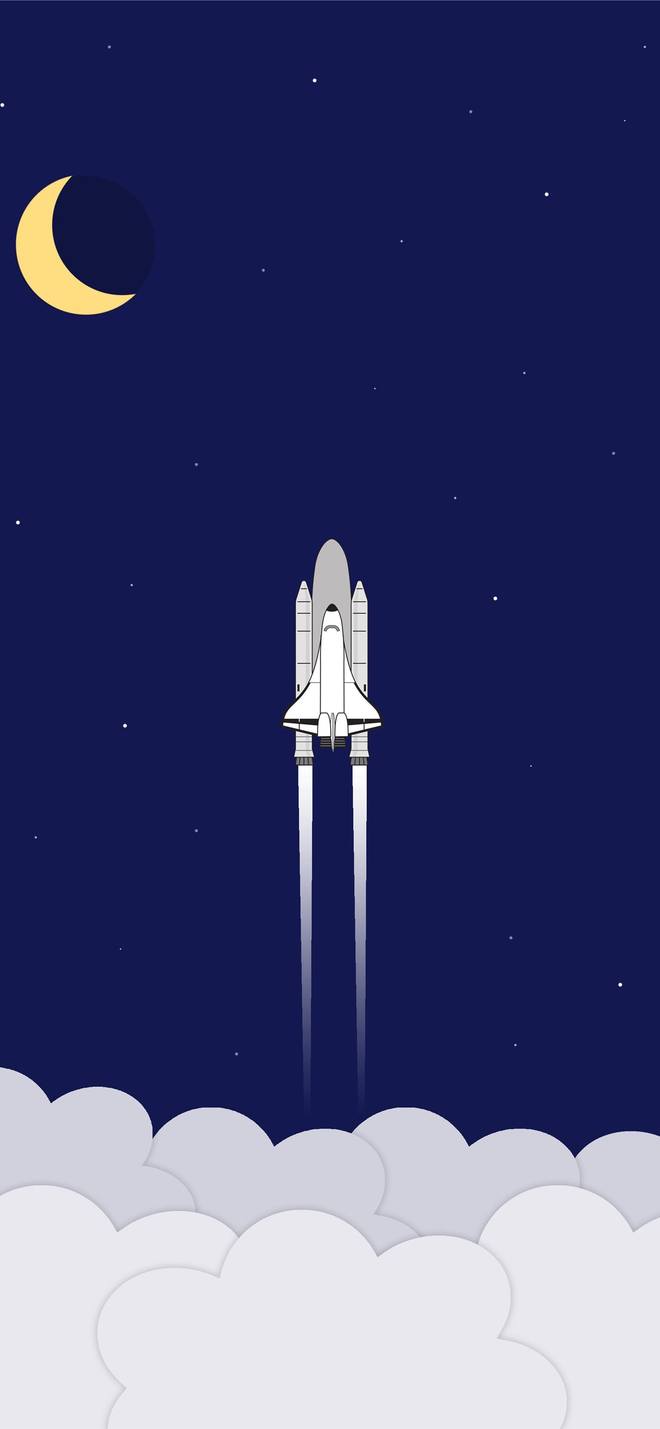 Minimalist Space Phone Wallpapers