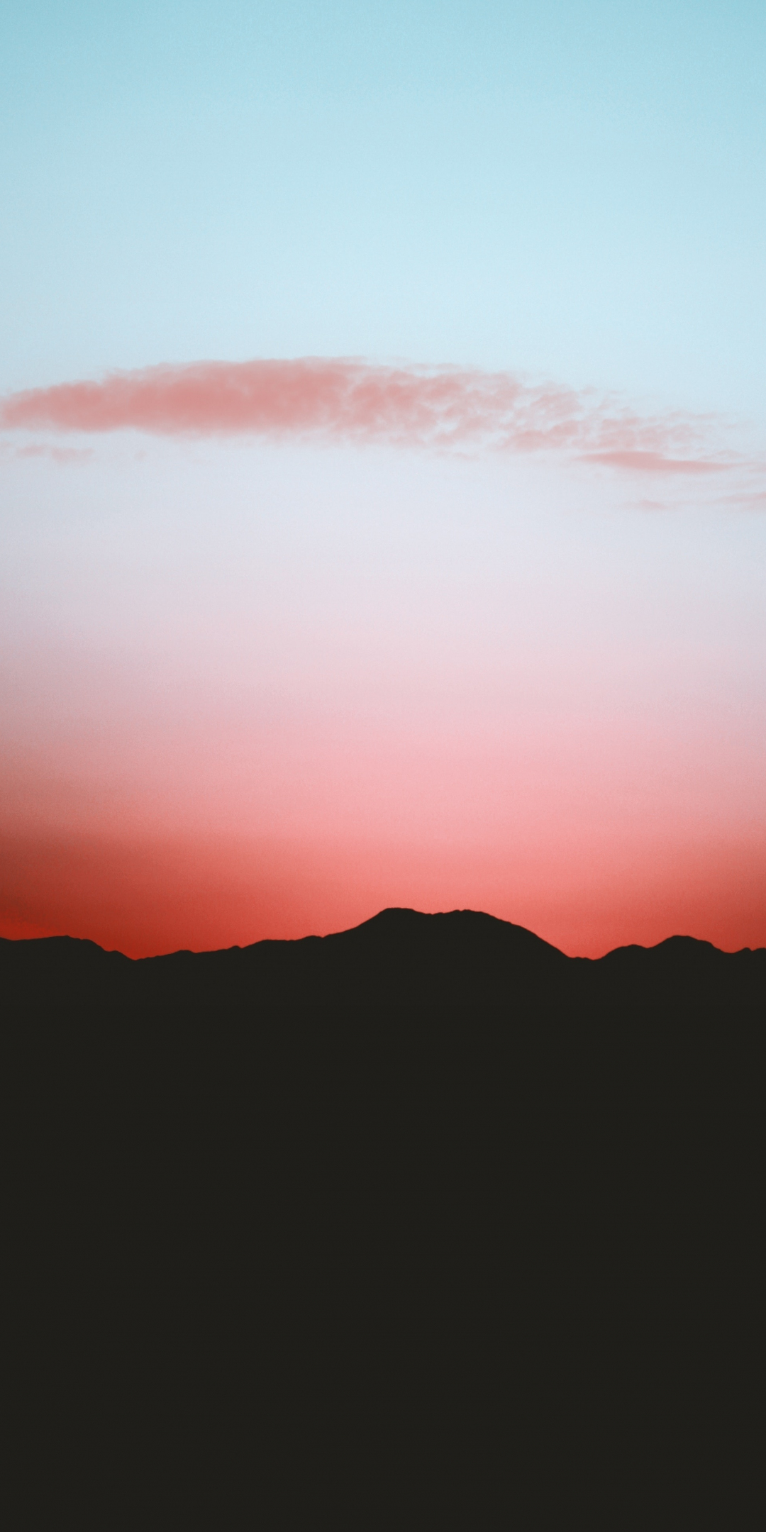 Minimalist Sunset In Hill Wallpapers