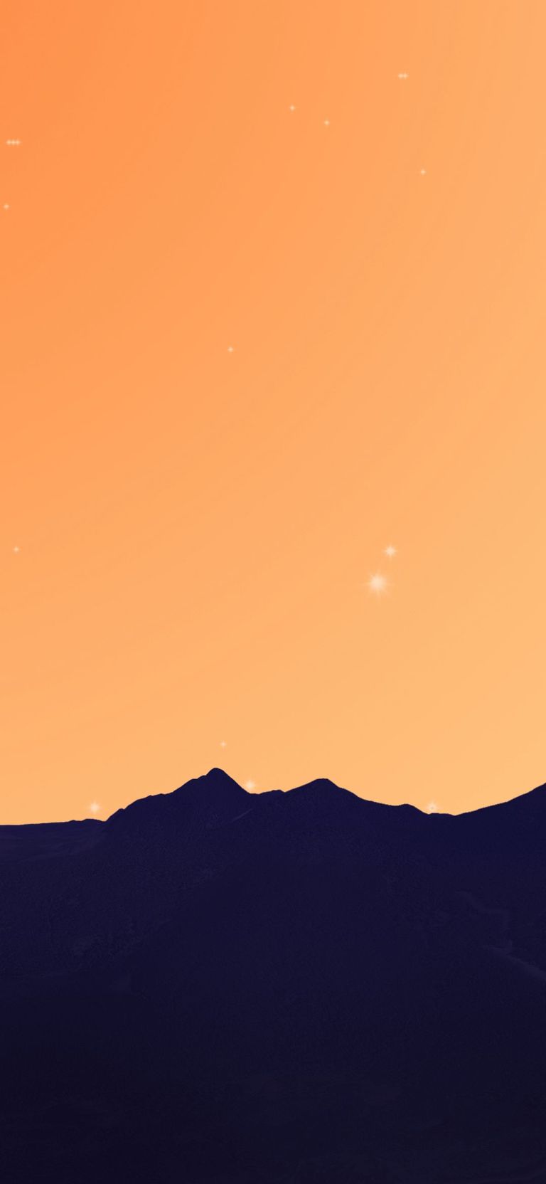 Minimalist Sunset In Hill Wallpapers