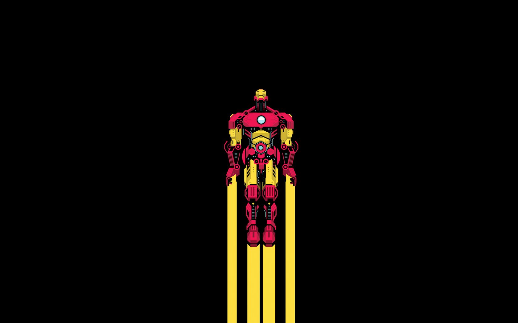 Minimalist Superhero Phone Wallpapers