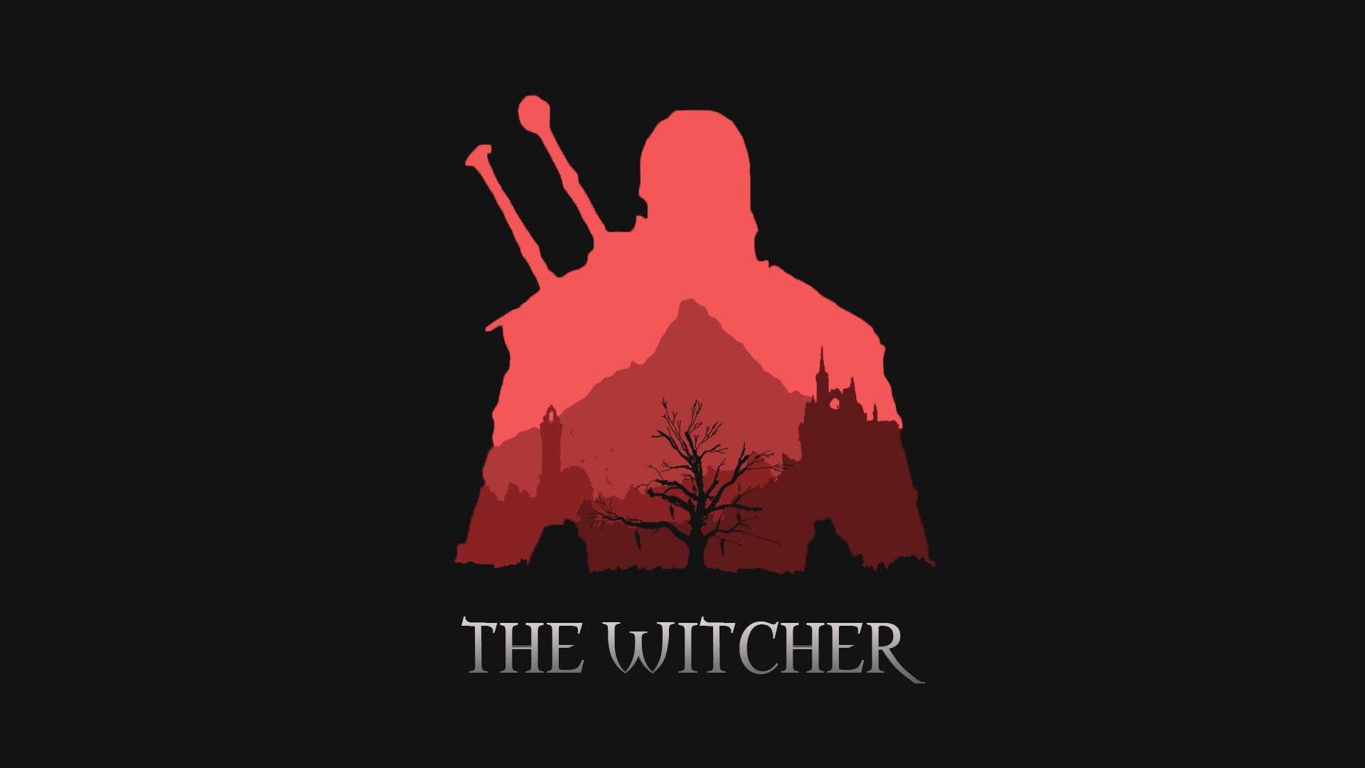 Minimalist The Witcher Wallpapers