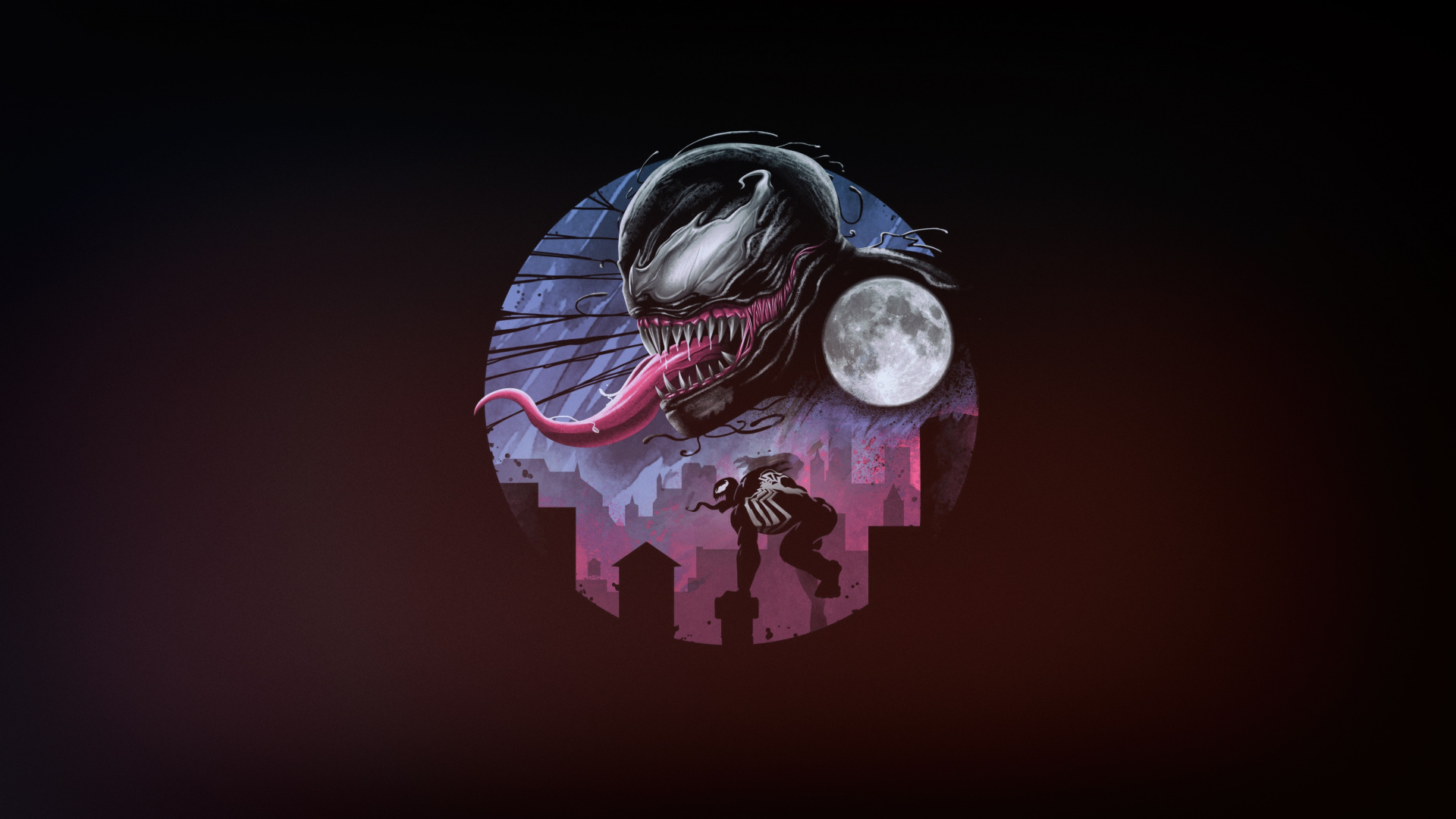 Minimalist Venom Wallpapers