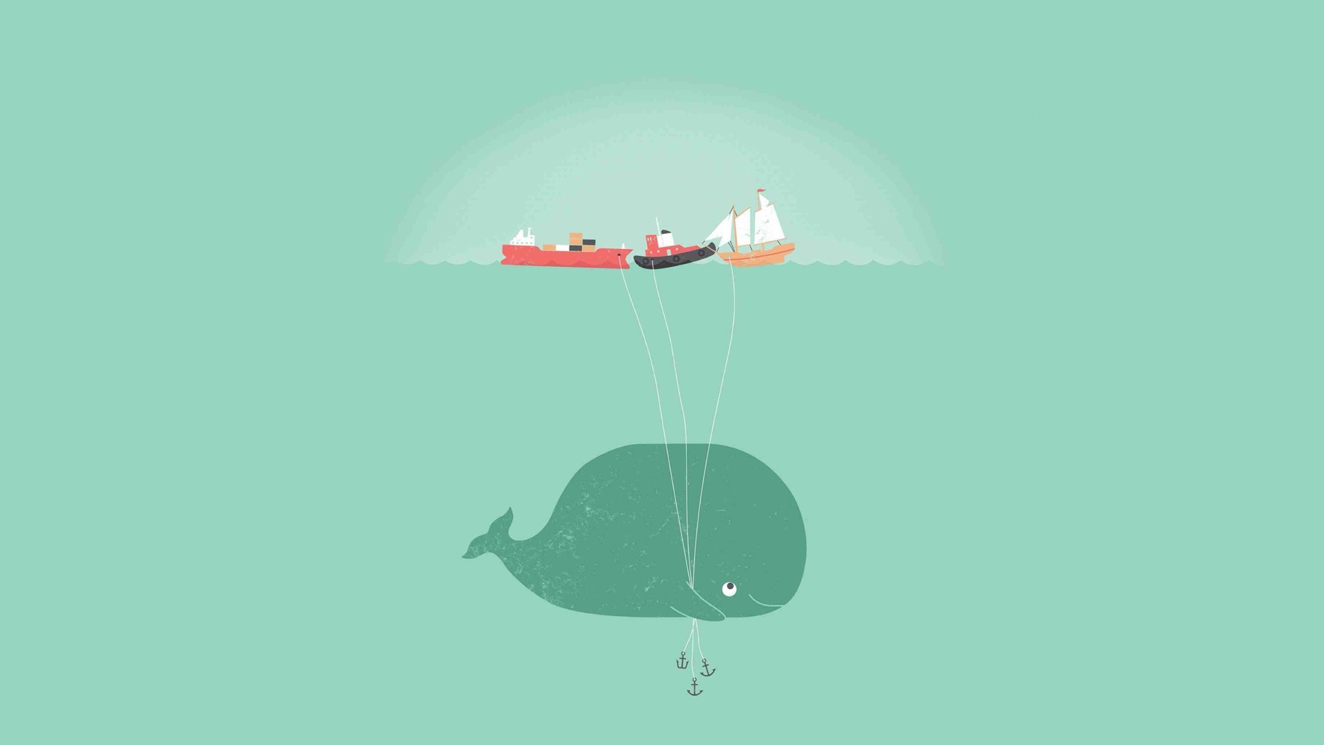 Minimalist Whale Wallpapers