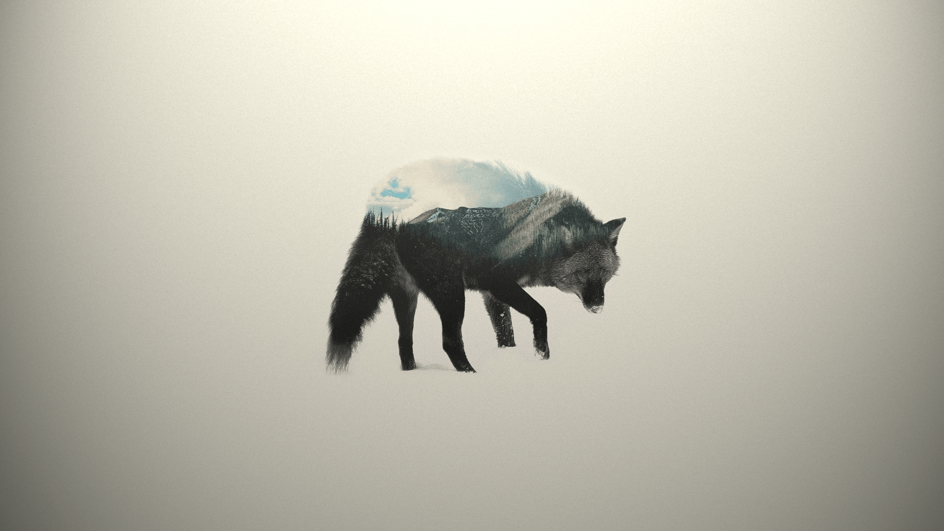 Minimalistic Geometric Animal Wallpapers