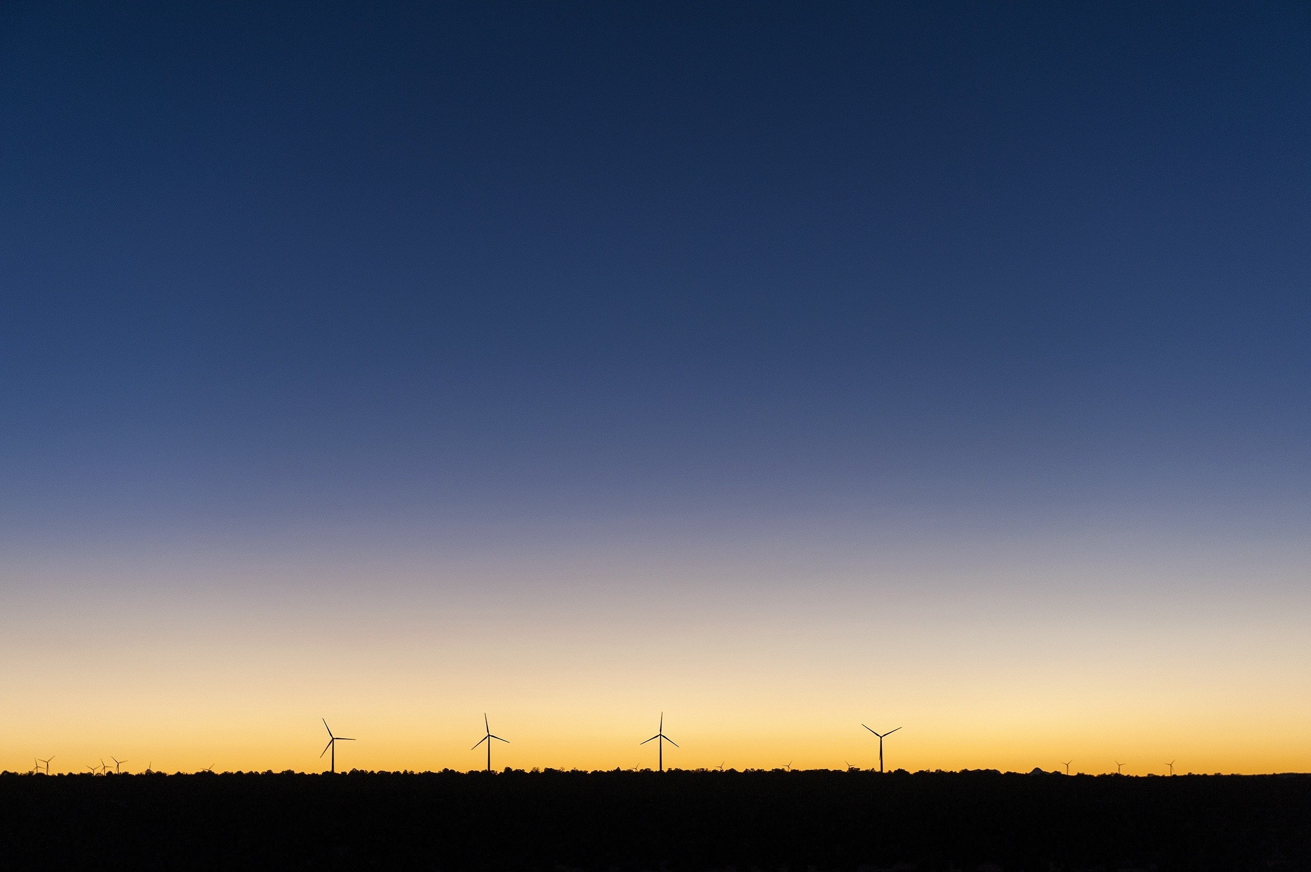 Minimalistic Wind Farm Wallpapers