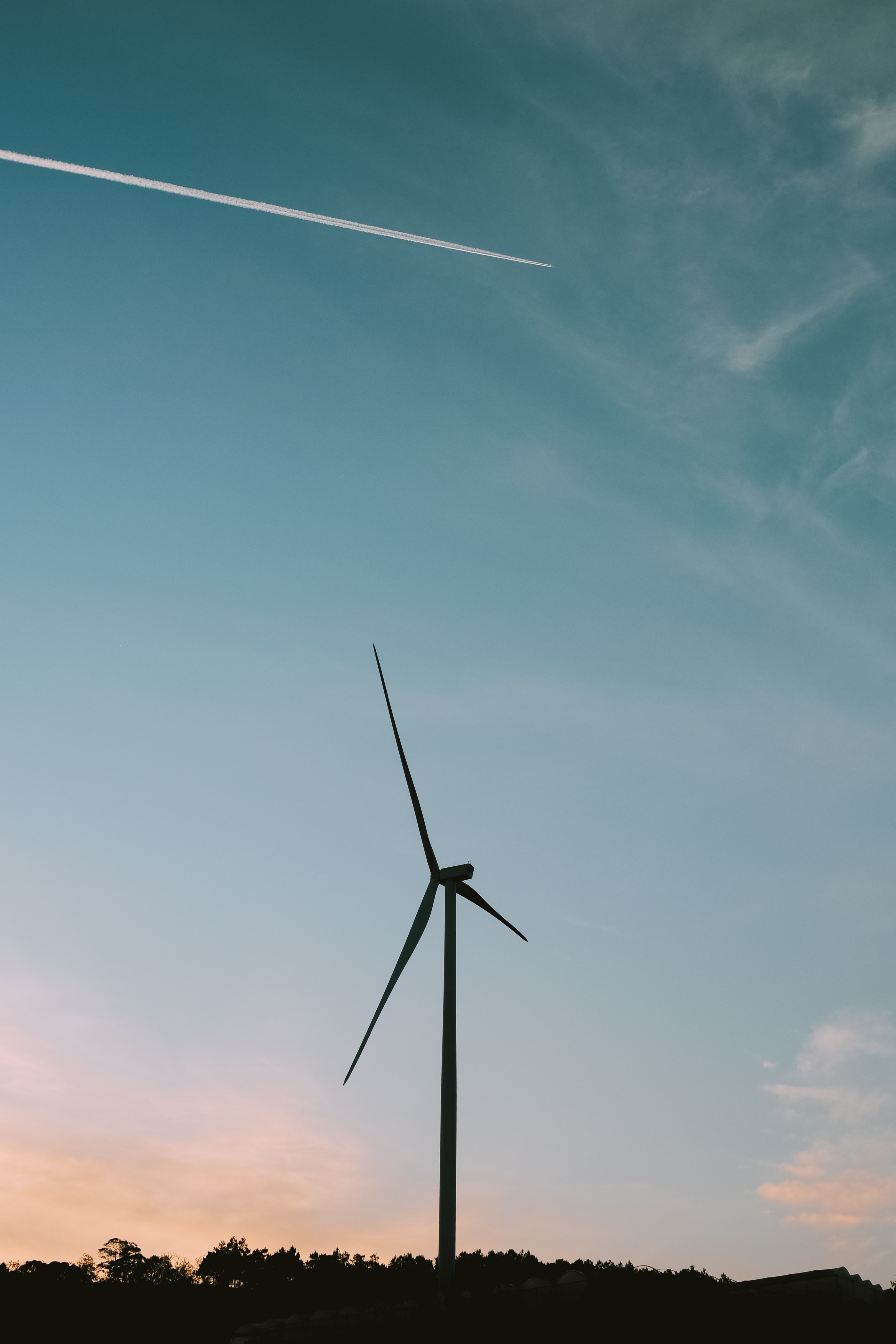 Minimalistic Wind Farm Wallpapers