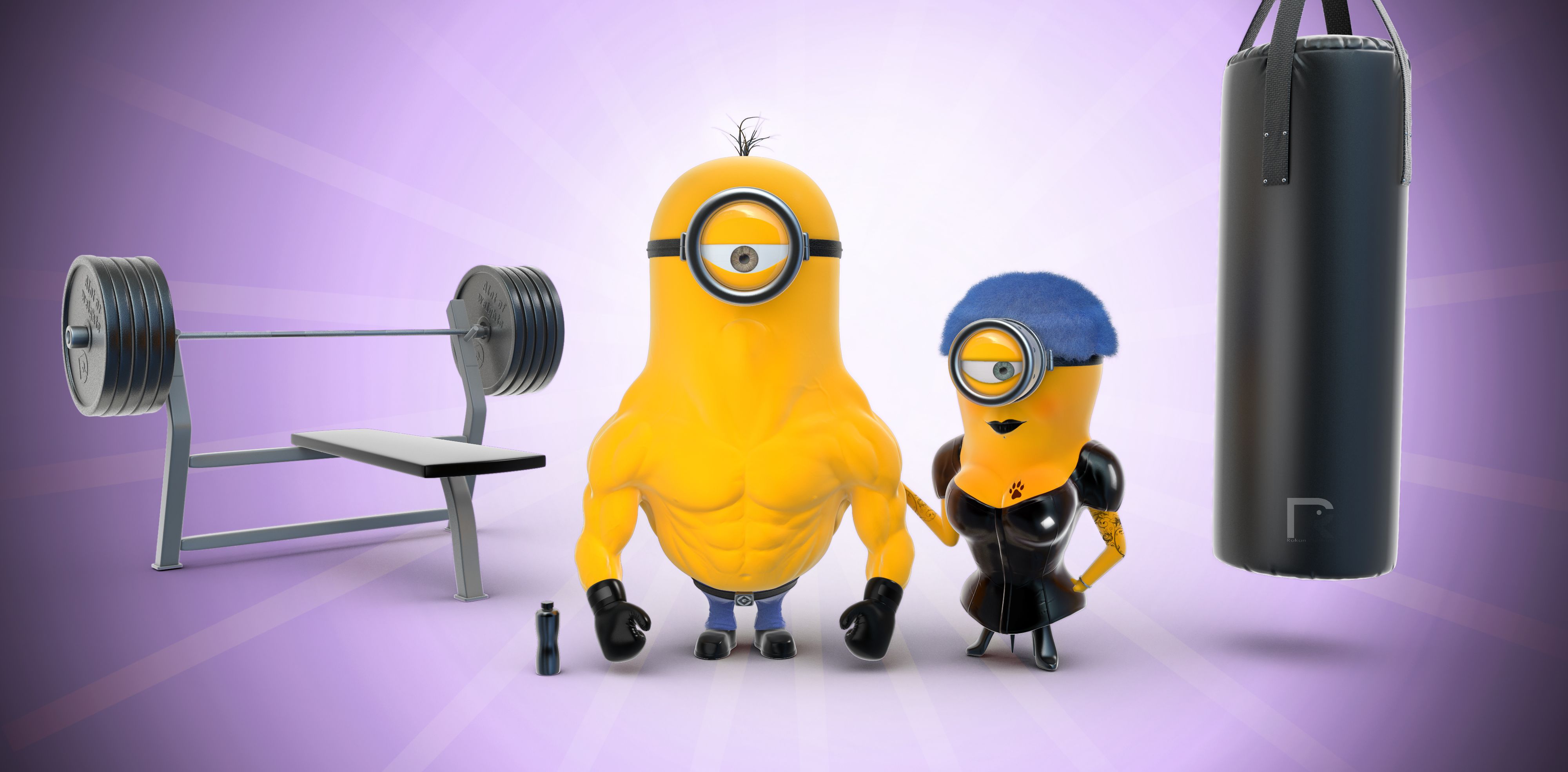 Minion In Gym Wallpapers