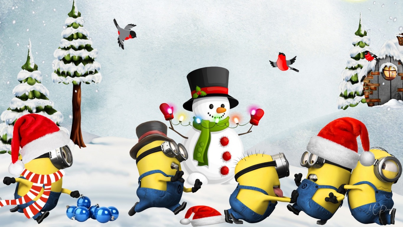 Minions Christmas Wallpapers