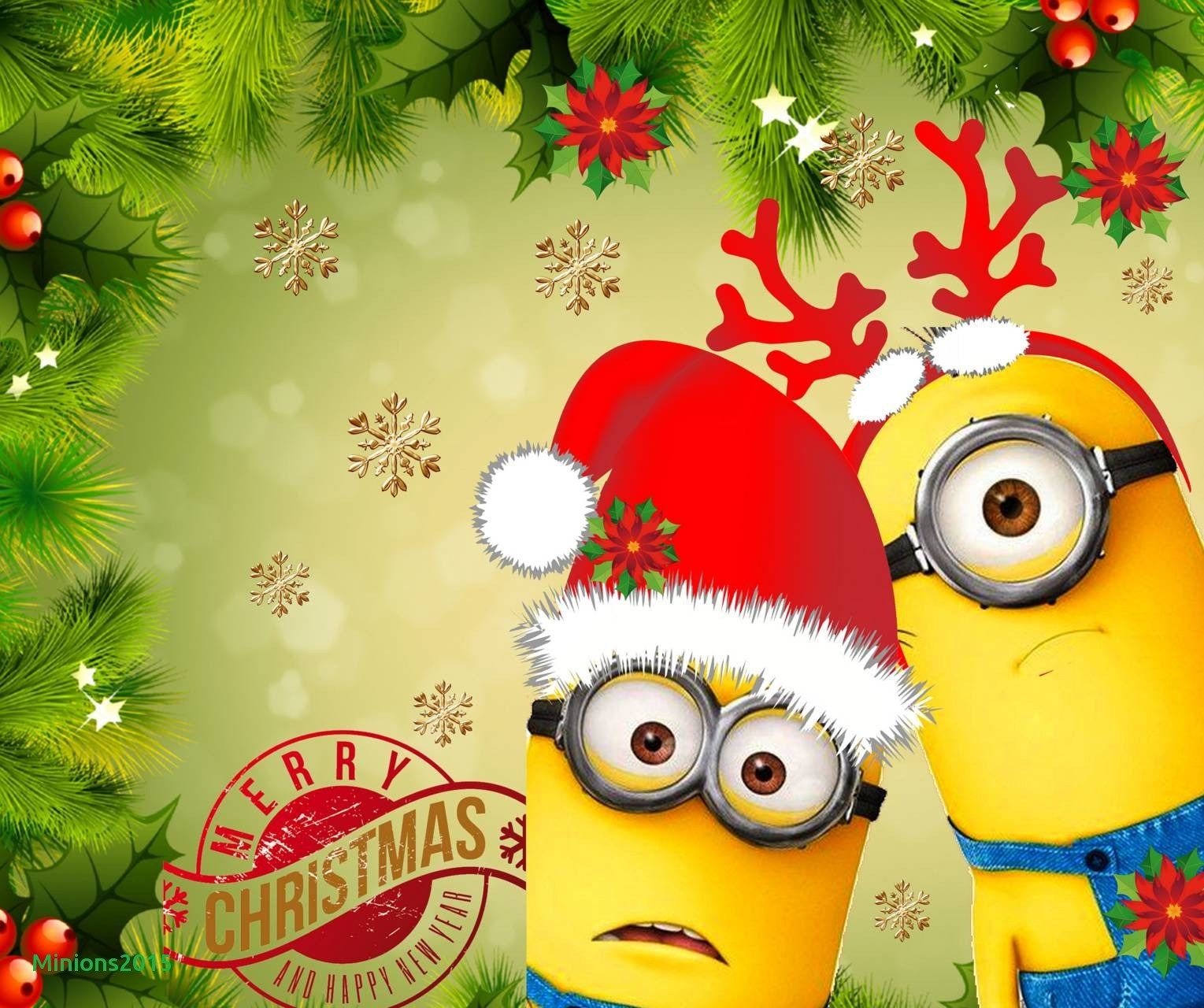 Minions Christmas Wallpapers