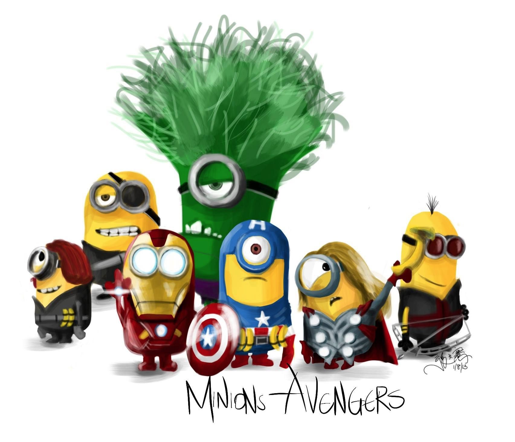 Minions Superheroes Wallpapers