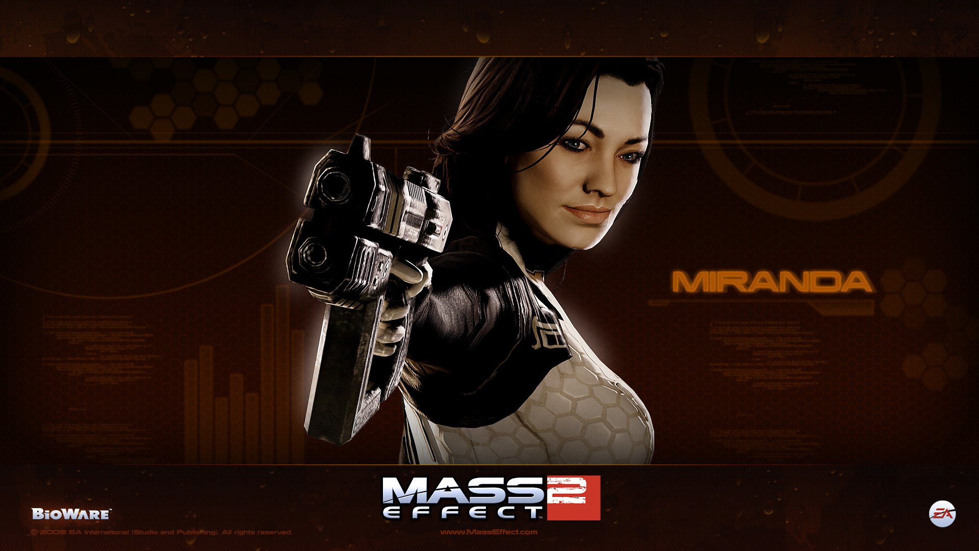 Miranda Lawson HD Mass Effect Gaming Wallpapers