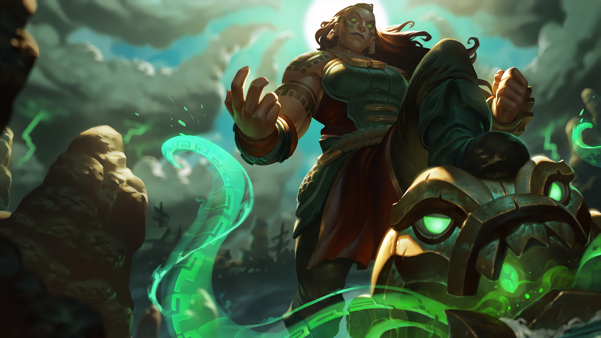 Miss Fortune and Illaoi League of Legends Wallpapers