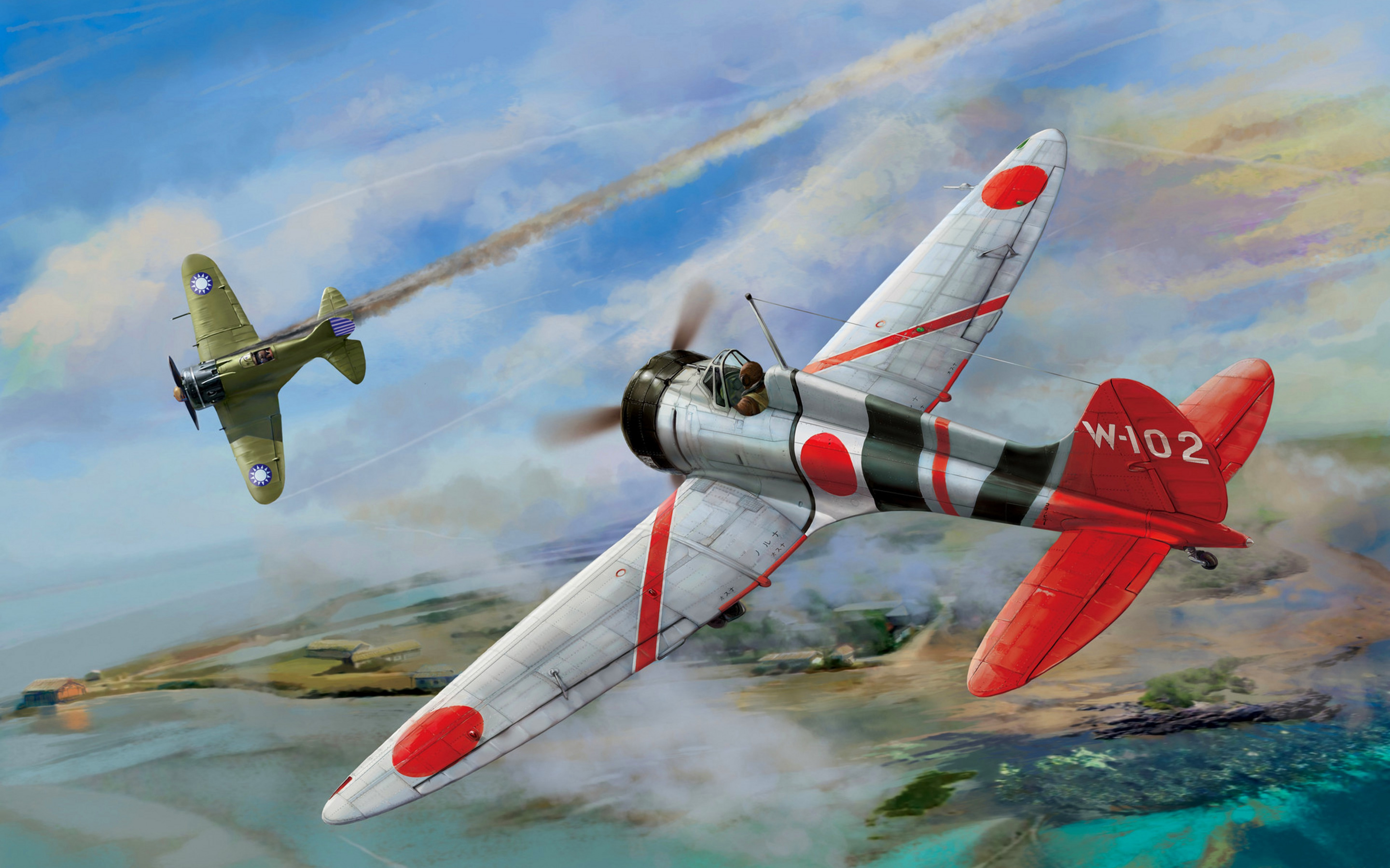 Mitsubishi A5M Wallpapers