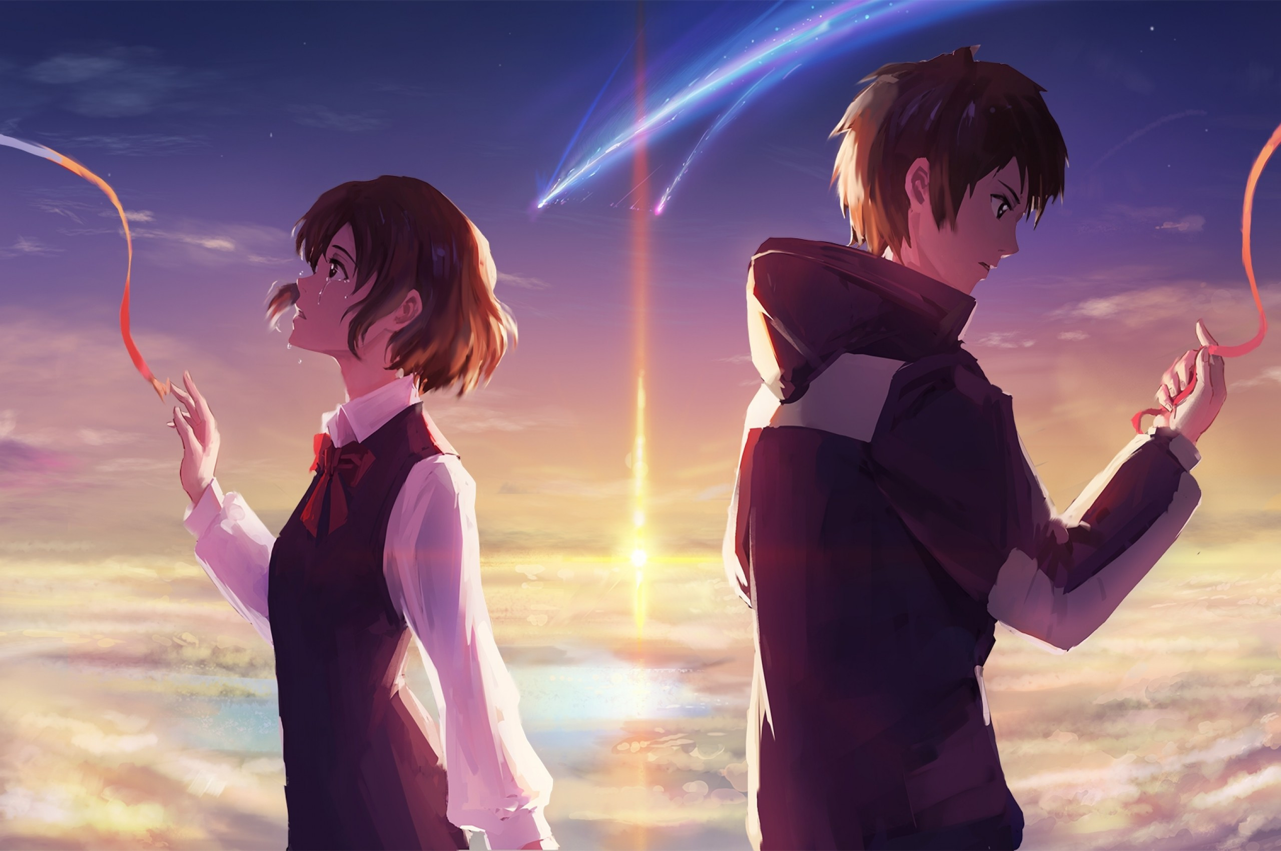 Mitsuha Miyamizu And Taki Tachibana Wallpapers