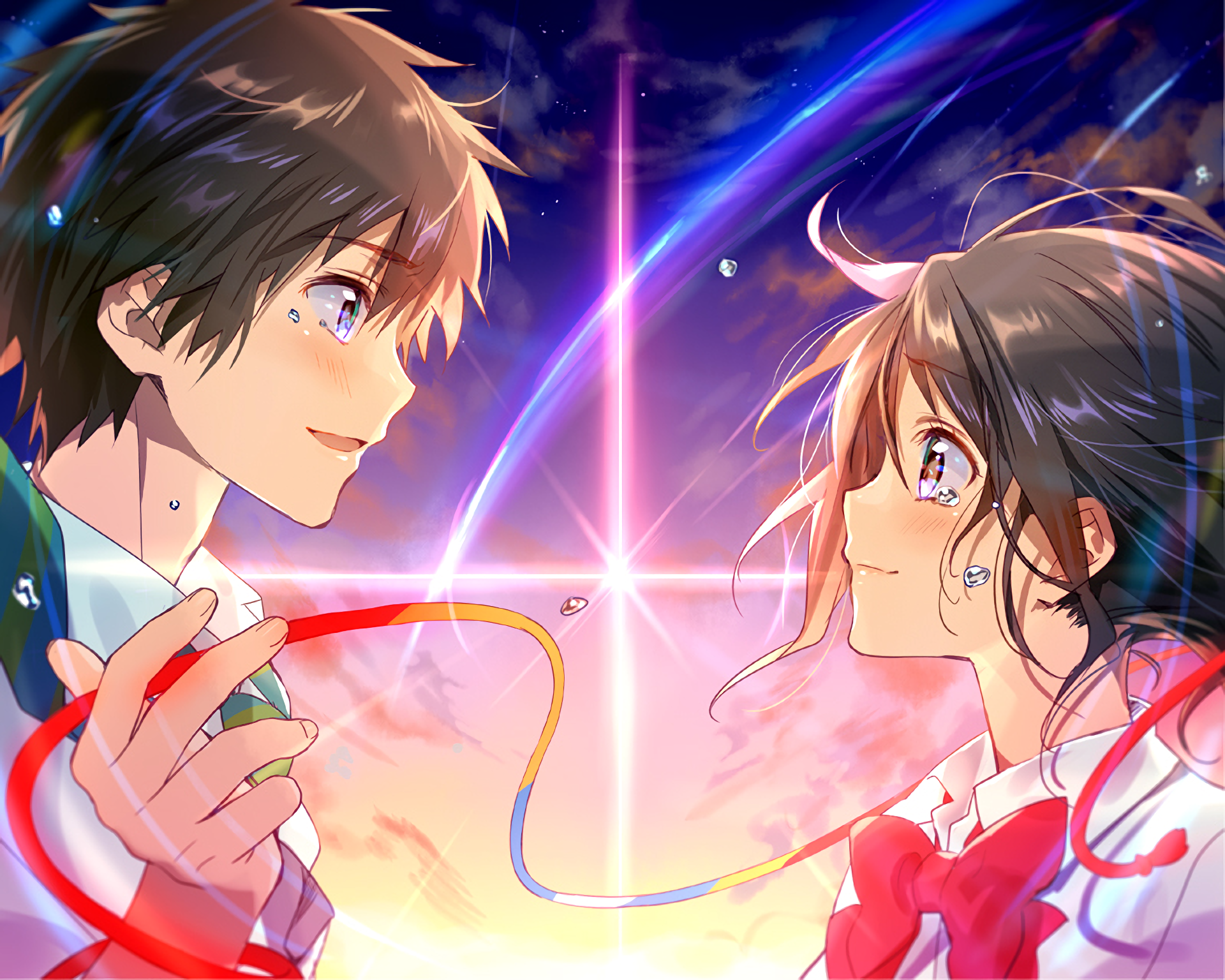 Mitsuha Miyamizu And Taki Tachibana Wallpapers