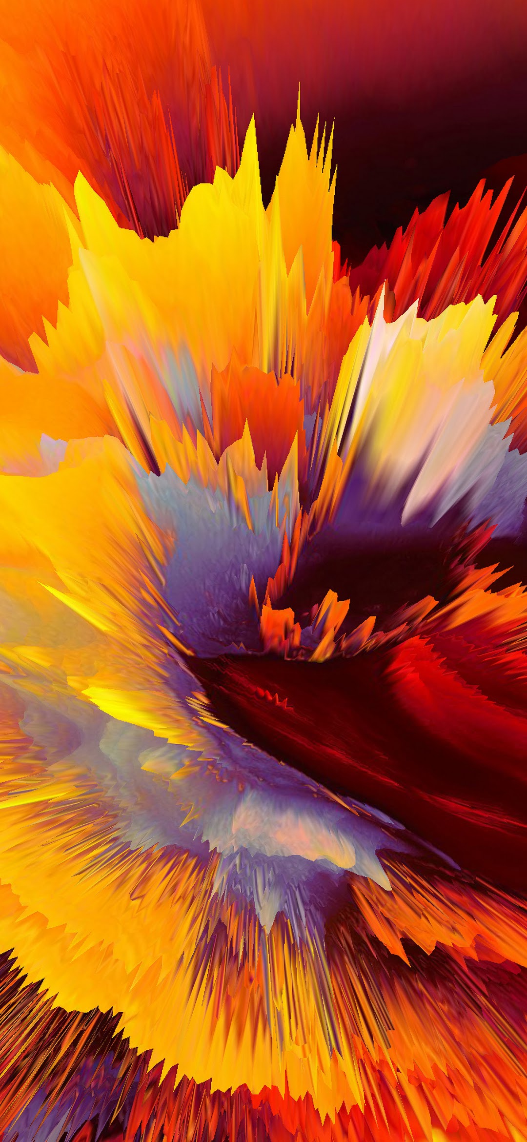 Miui Abstract Colorful Fire Wallpapers