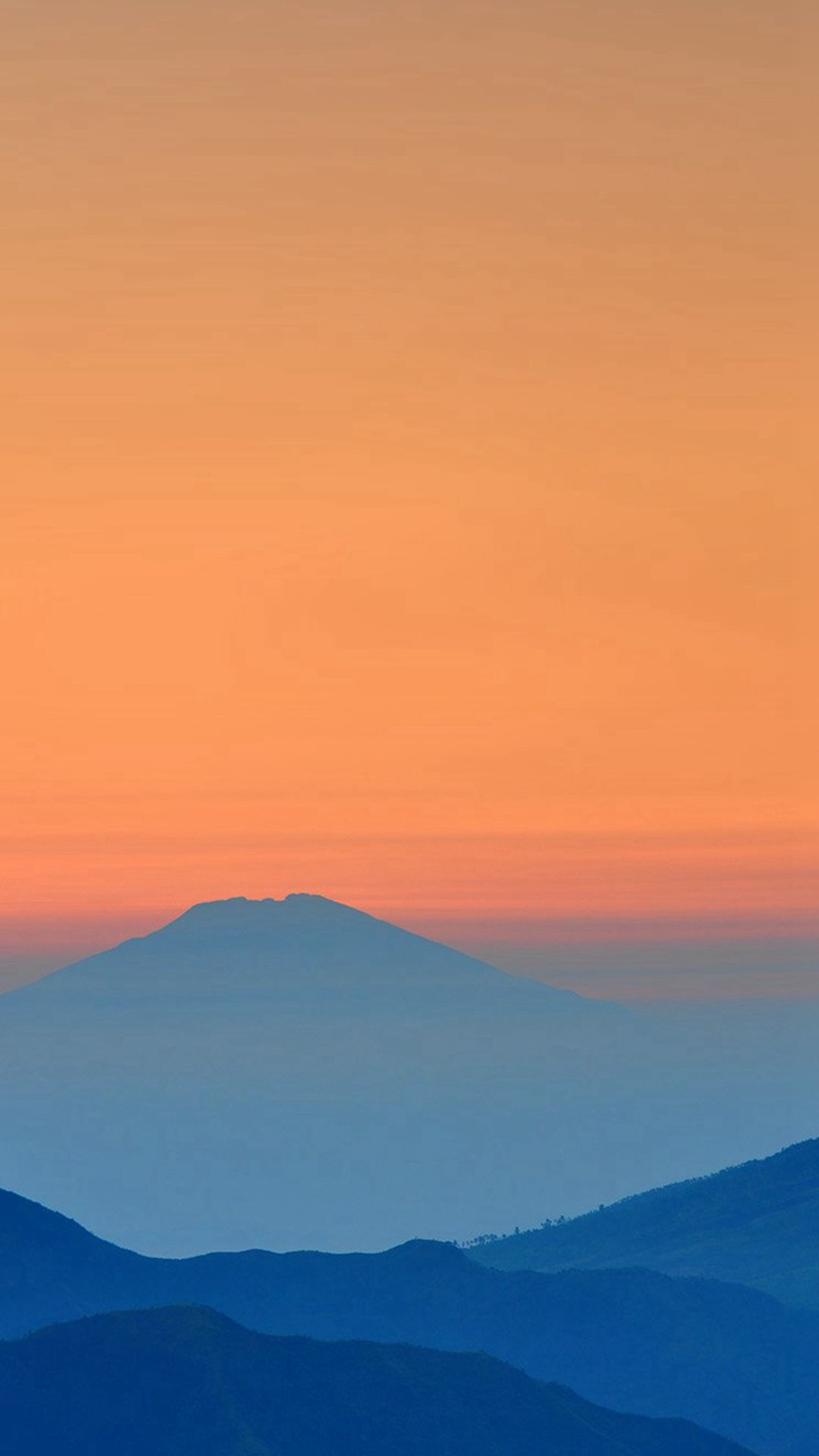 Mminimalism Mountains Horizon Sunrise Wallpapers