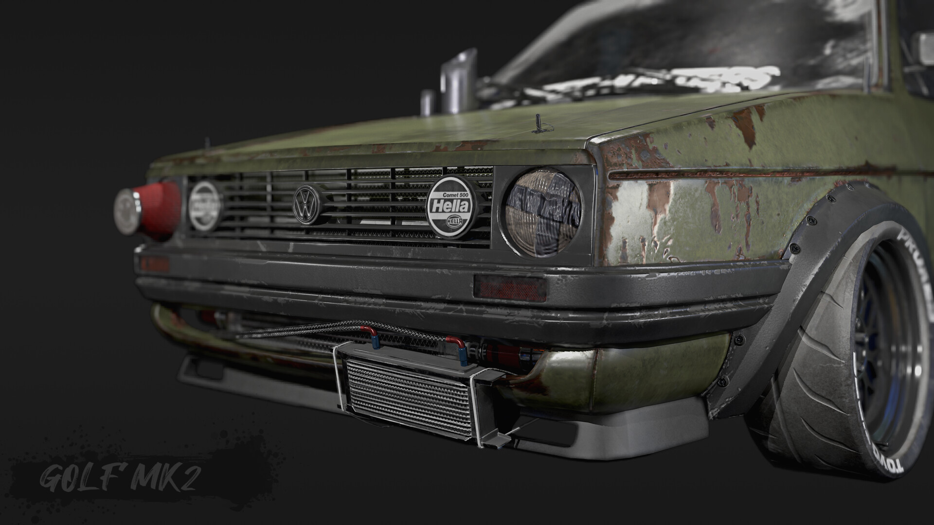 Modified Golf Mk2 Wallpapers