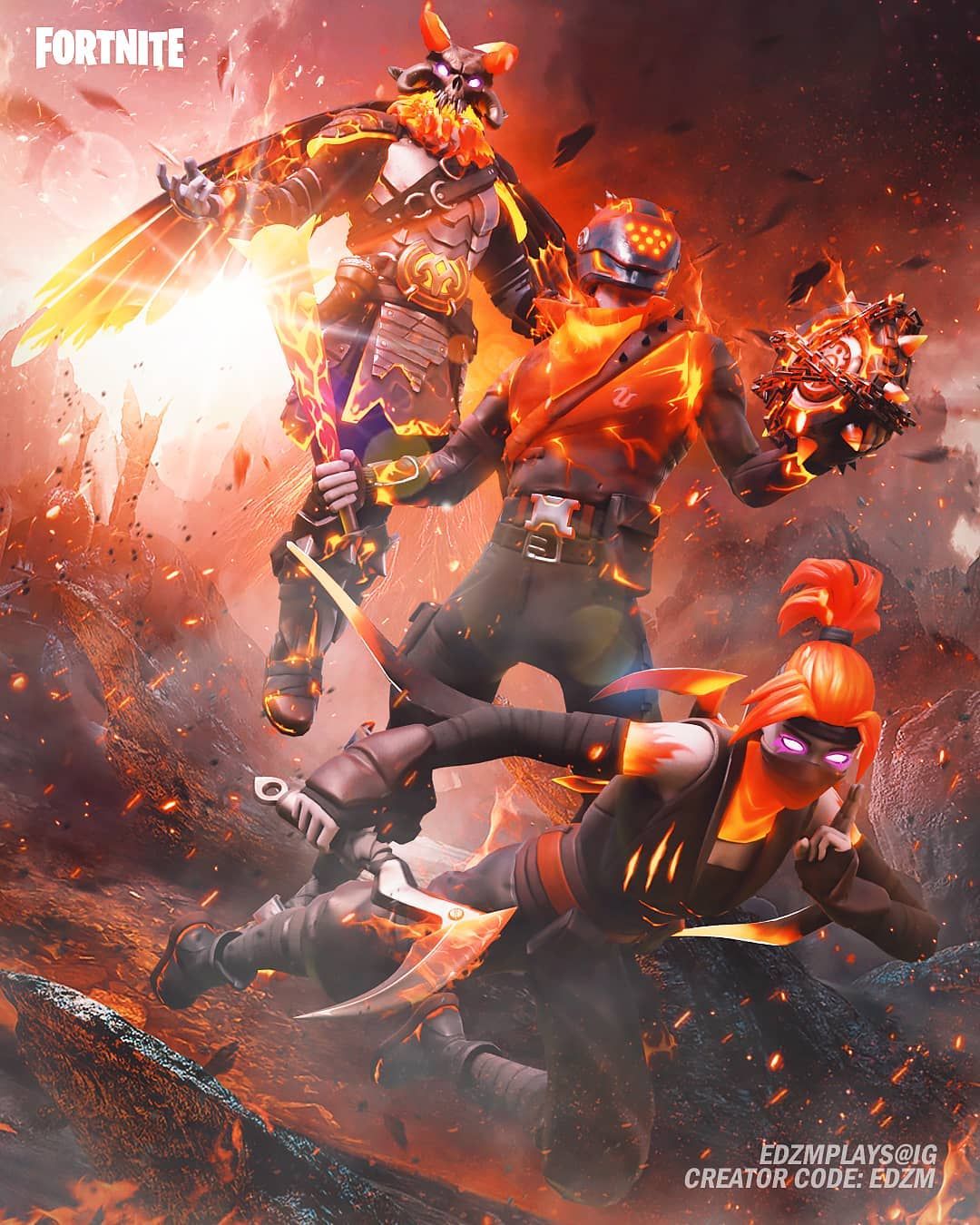 Molten Ragnarok Fortnite Wallpapers