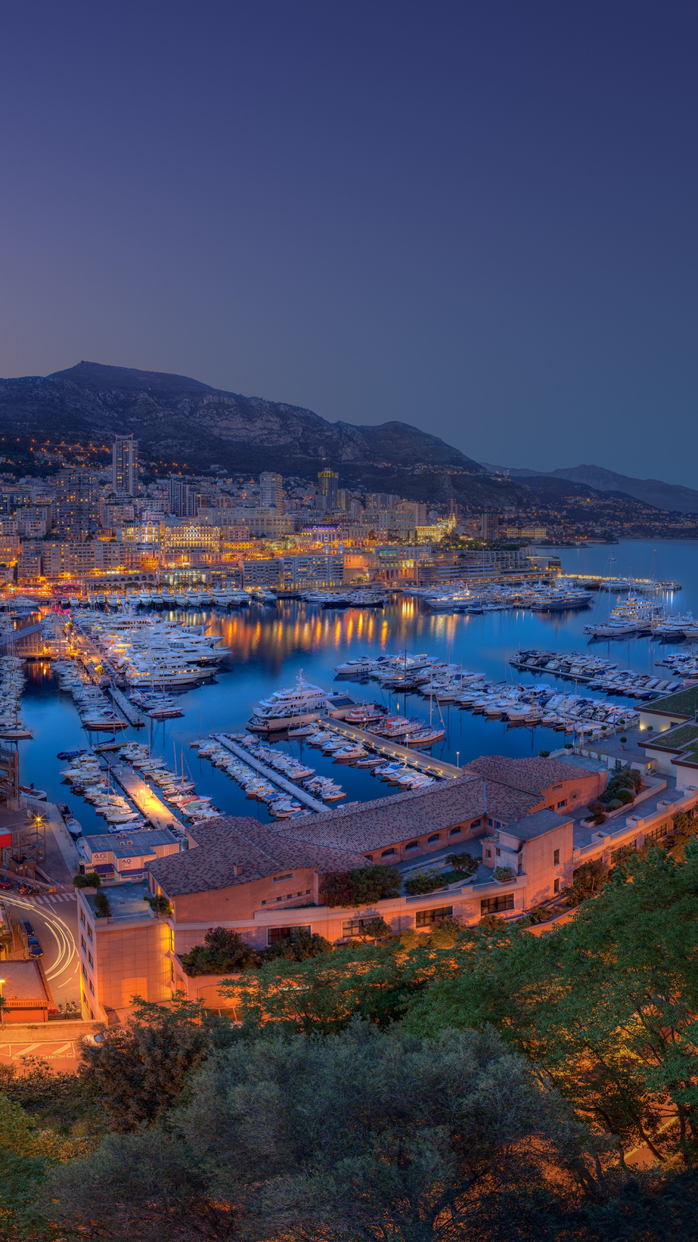 Monaco At Night Wallpapers