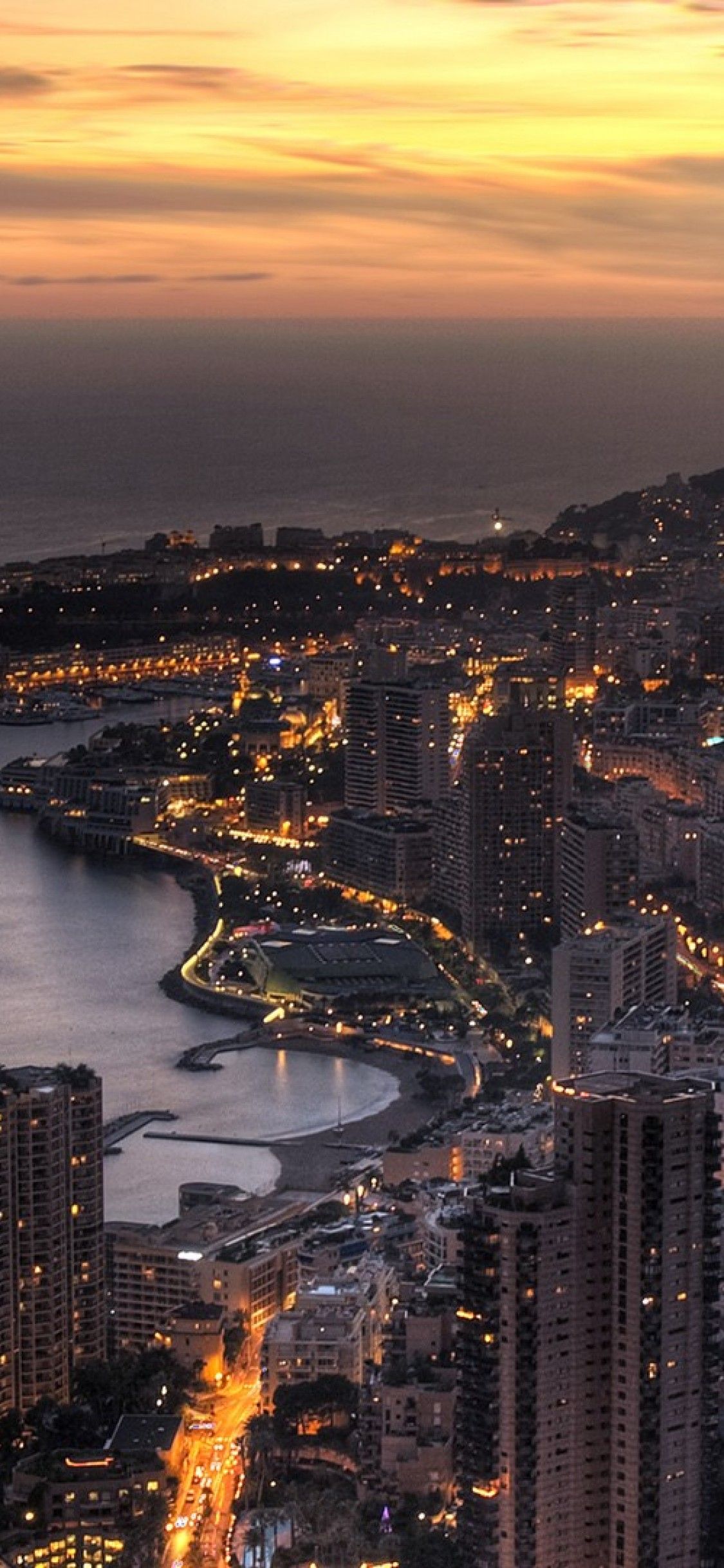 Monaco At Night Wallpapers