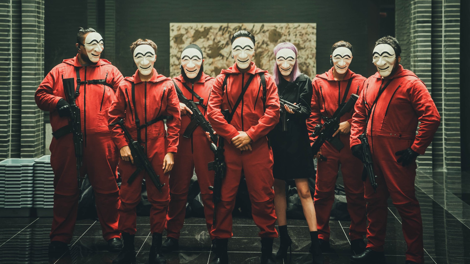 Money Heist Women Team Wallpapers